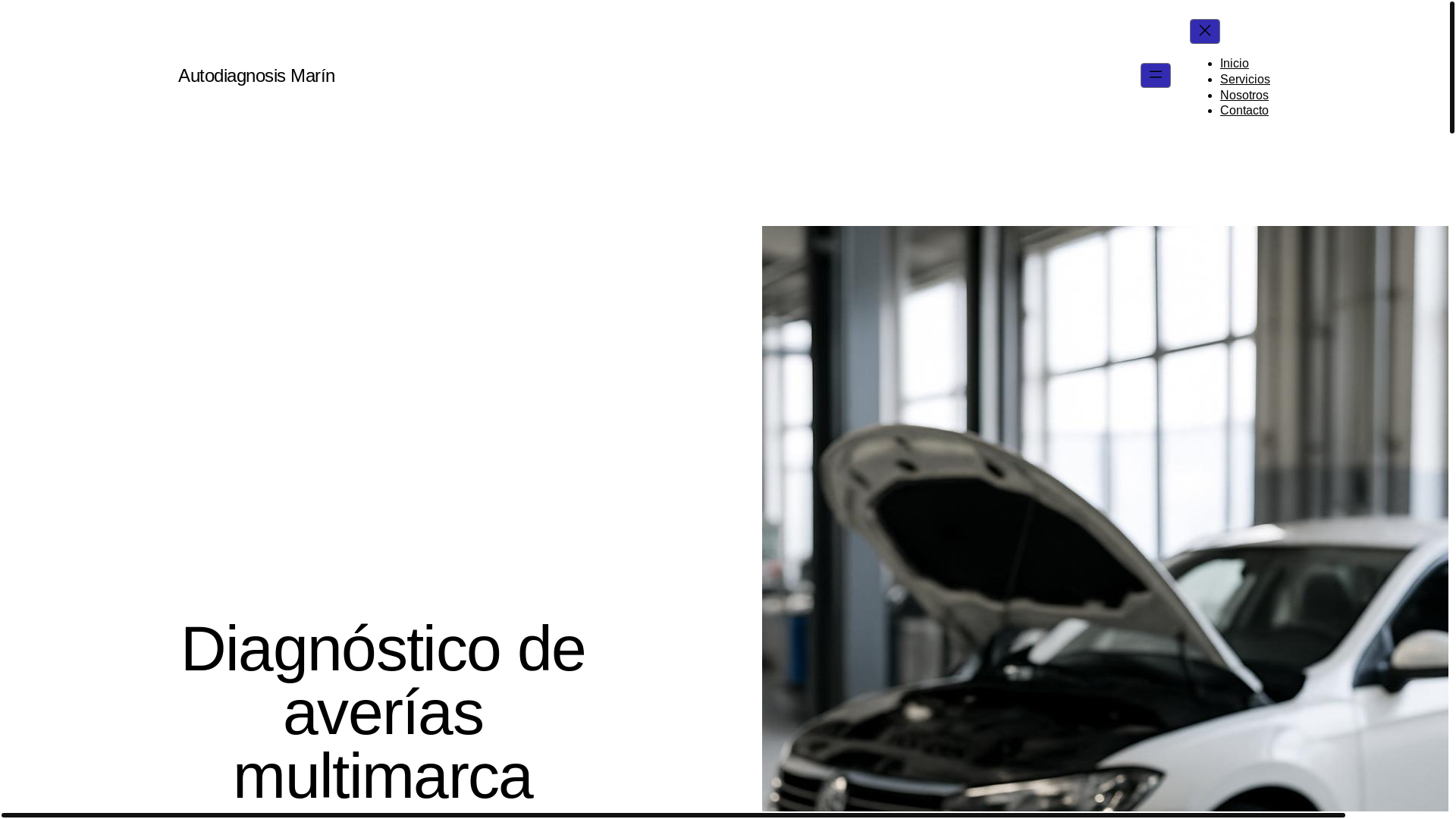 website screenshot of https://mecanico.blog/