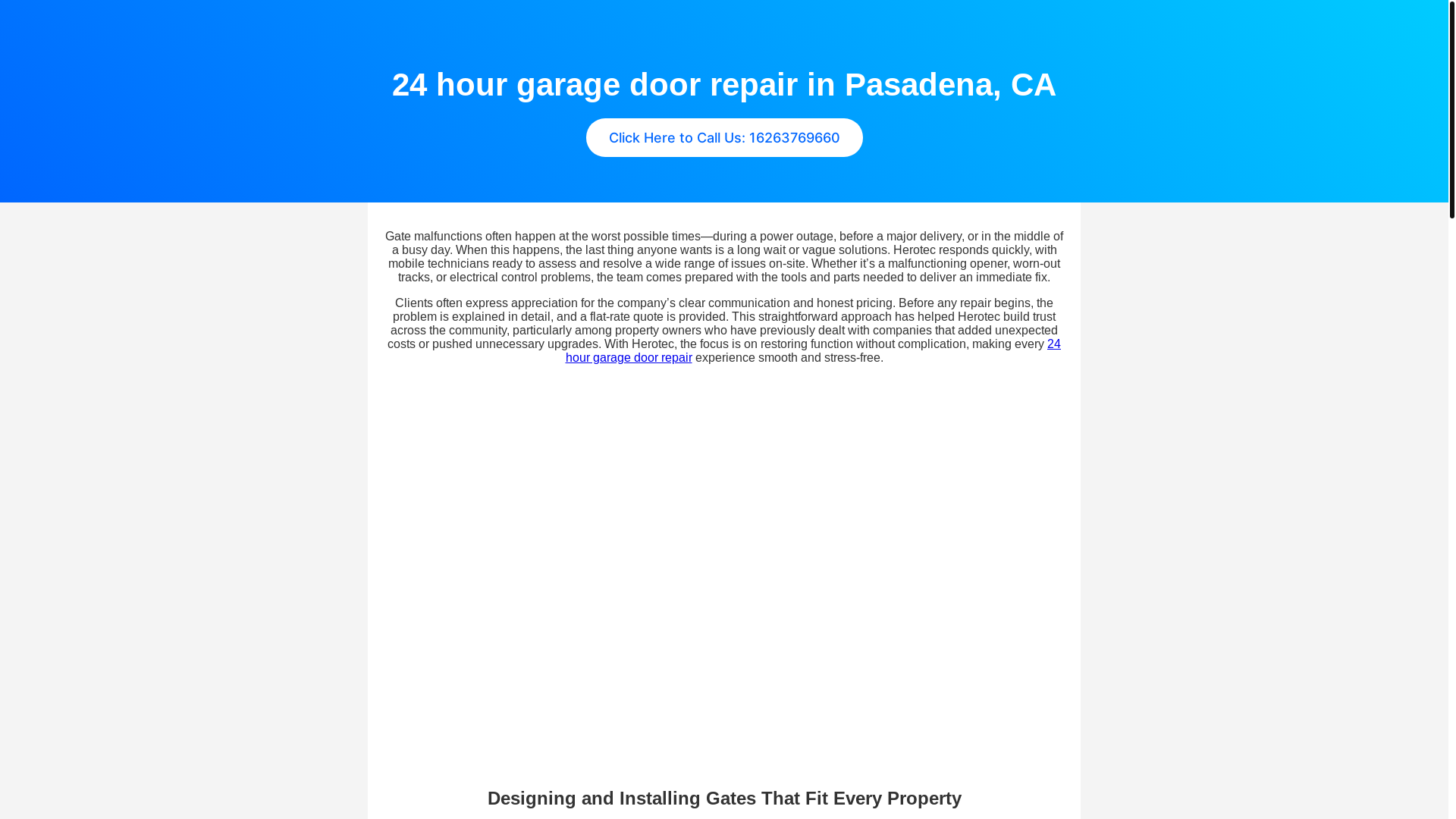 website screenshot of https://commercial-garage-door-repair-cf.pages.dev/
