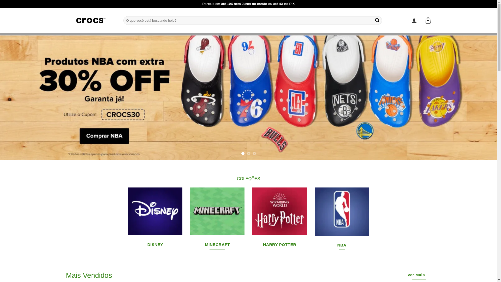 website screenshot of https://meucrocs.site/