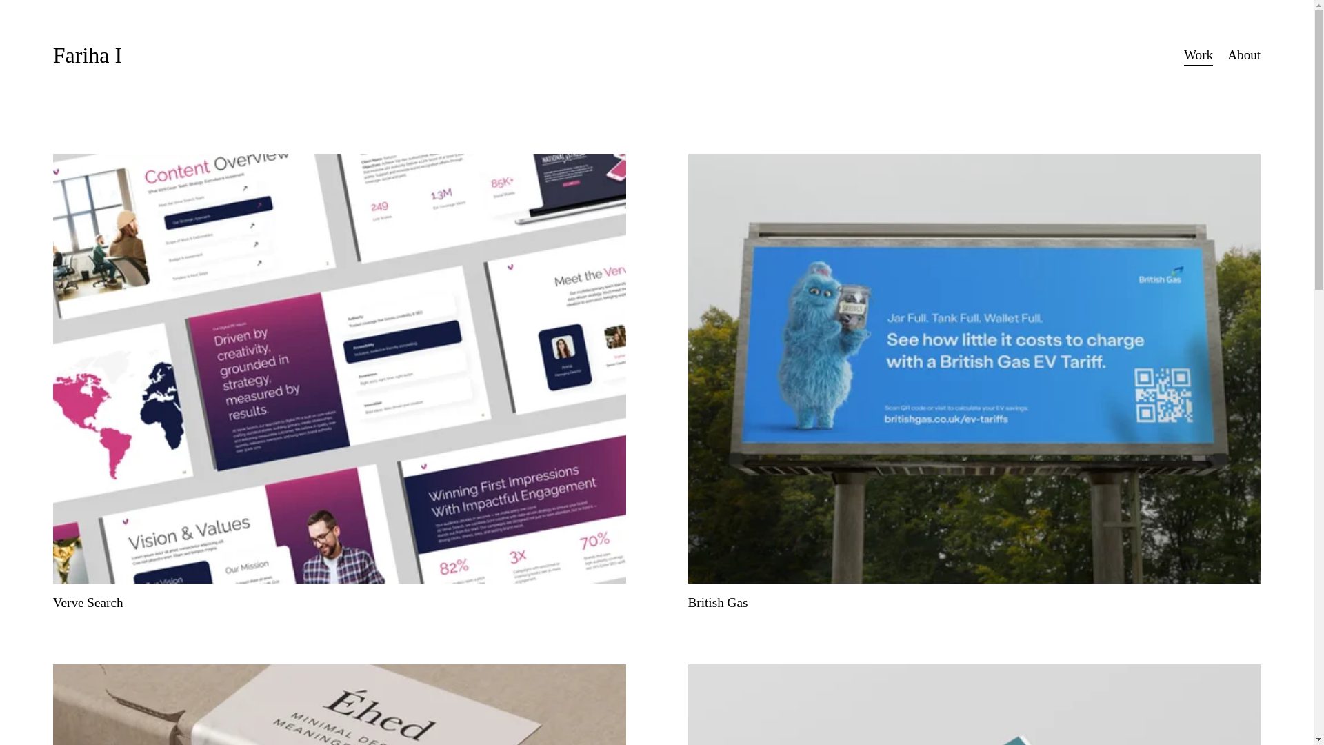 website screenshot of https://farihaiqbal.com/