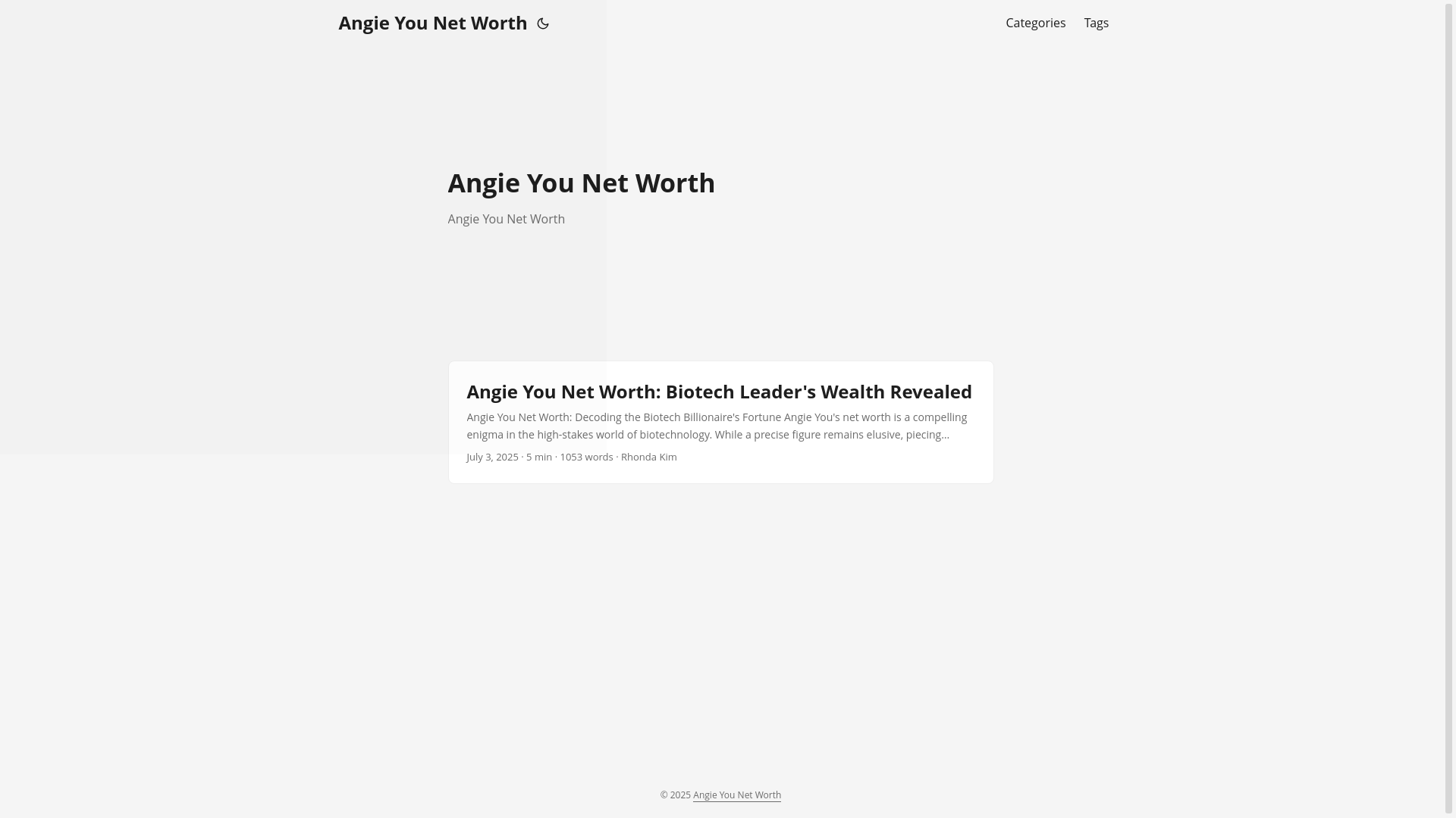 website screenshot of https://angie-you-net-worth20250727.pages.dev/