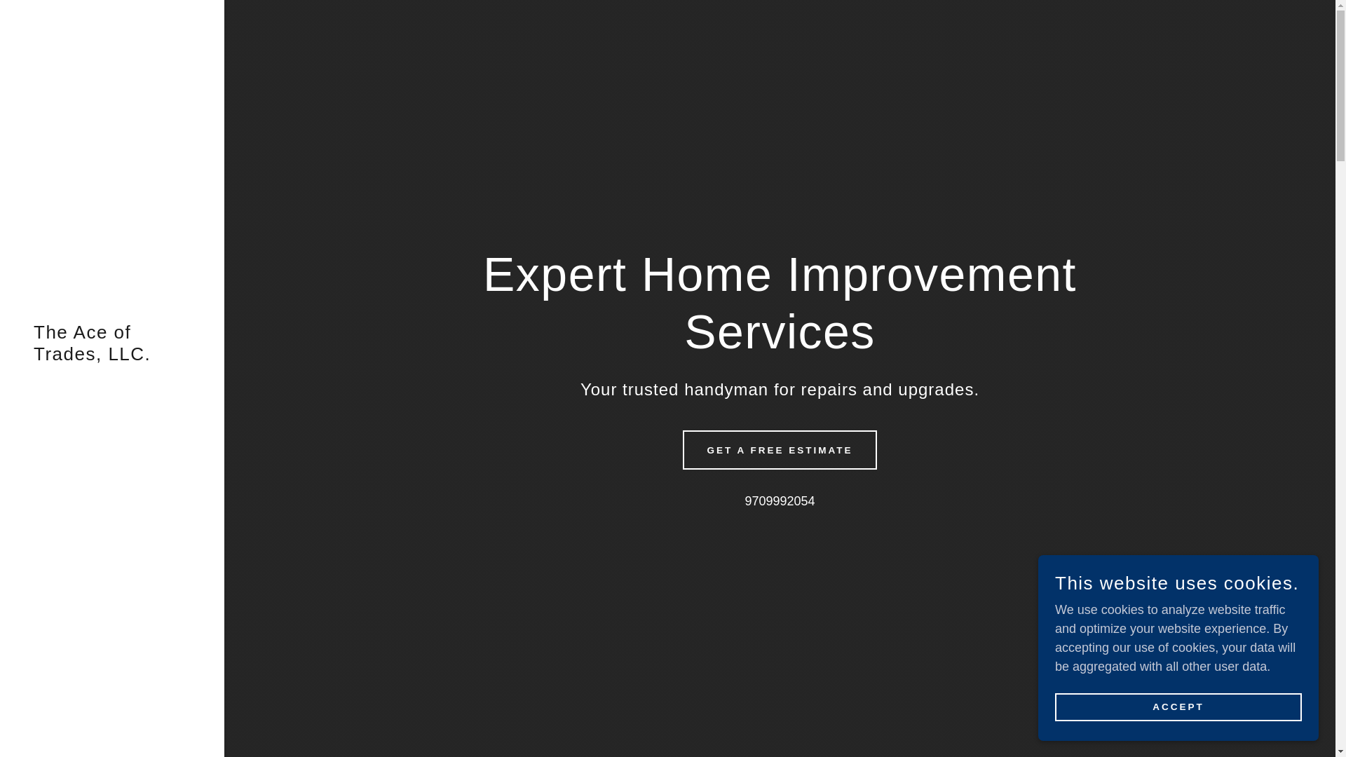 website screenshot of https://theaceoftradesllc.com/