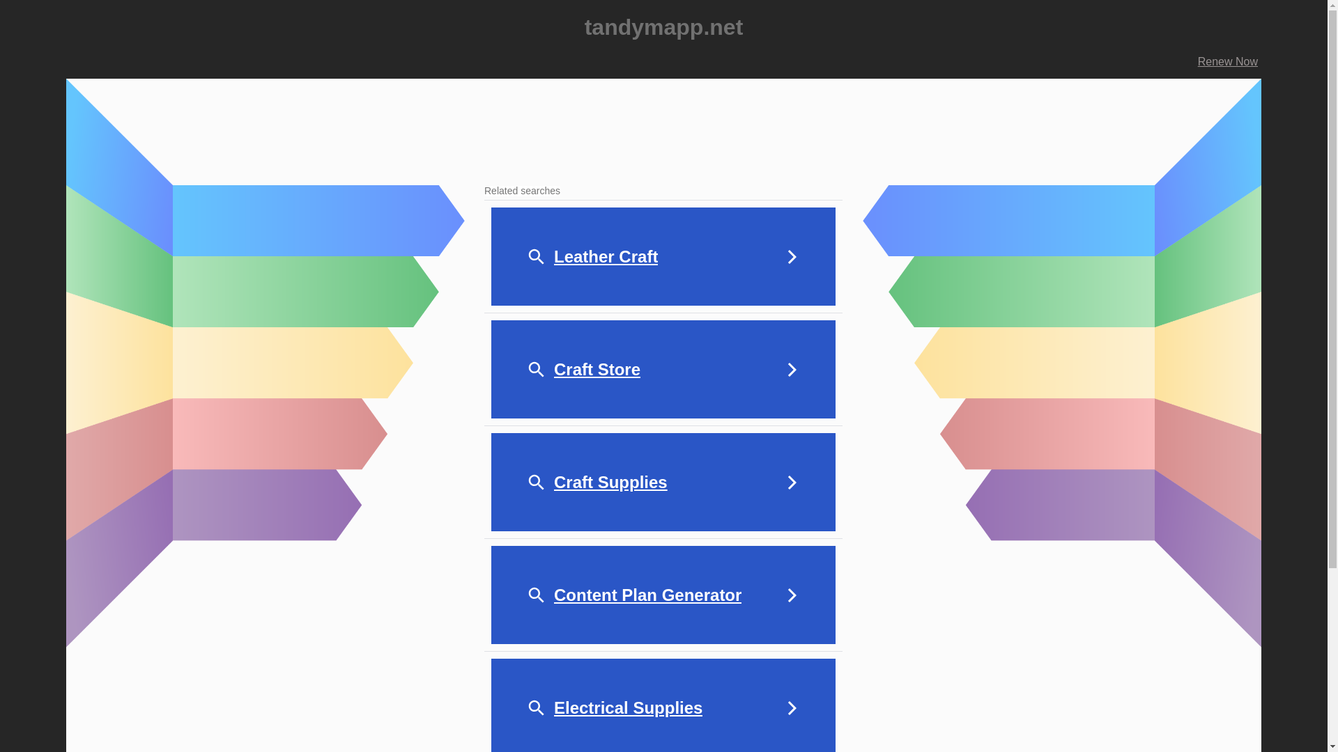 website screenshot of https://tandymapp.net/