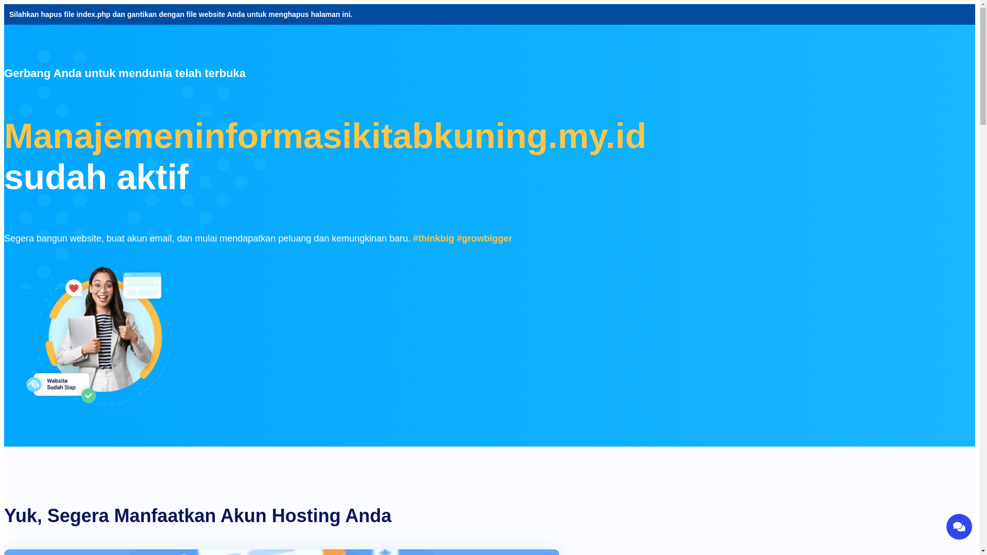 website screenshot of https://manajemeninformasikitabkuning.my.id/