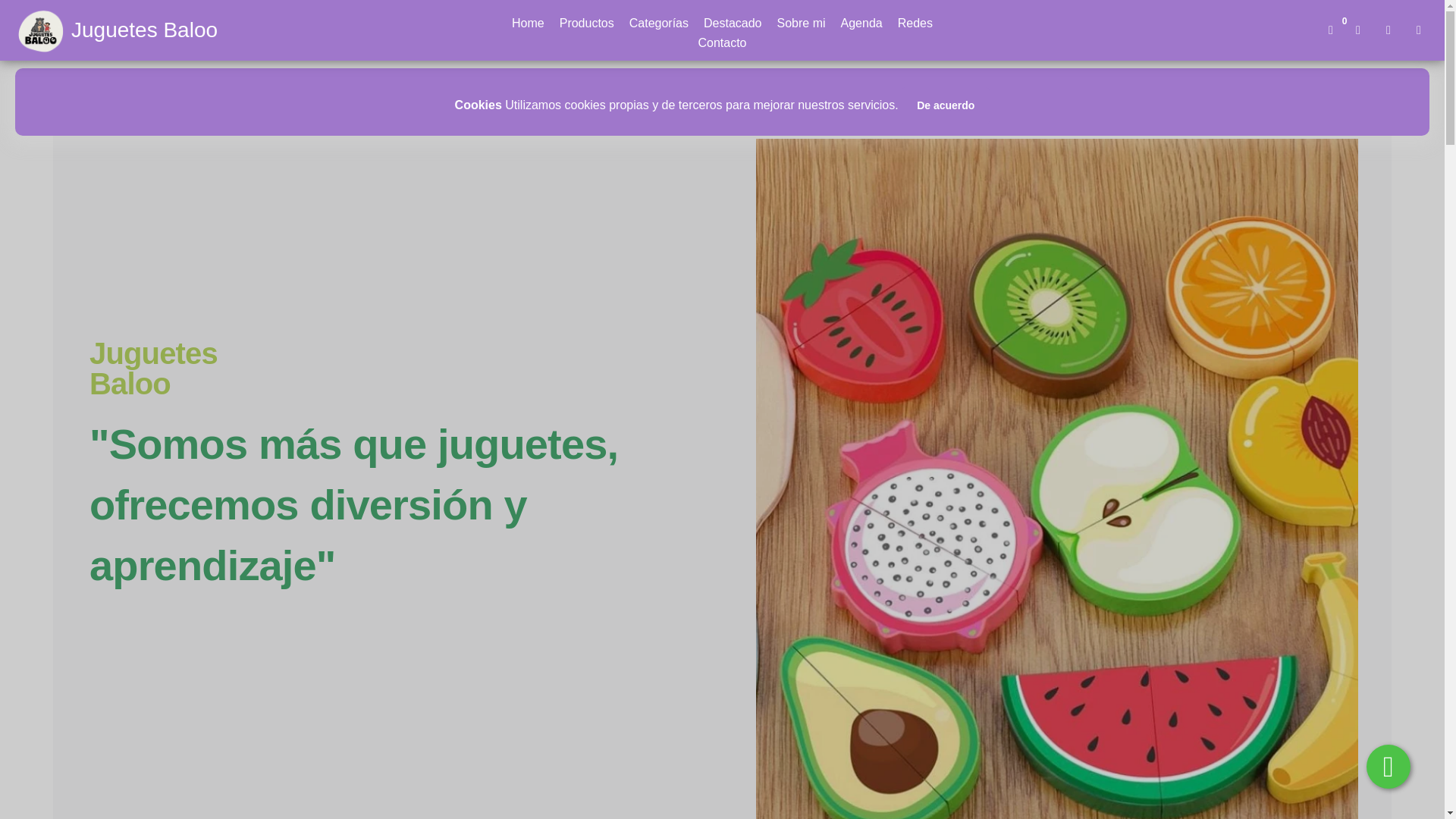 website screenshot of https://juguetesbaloo.online/