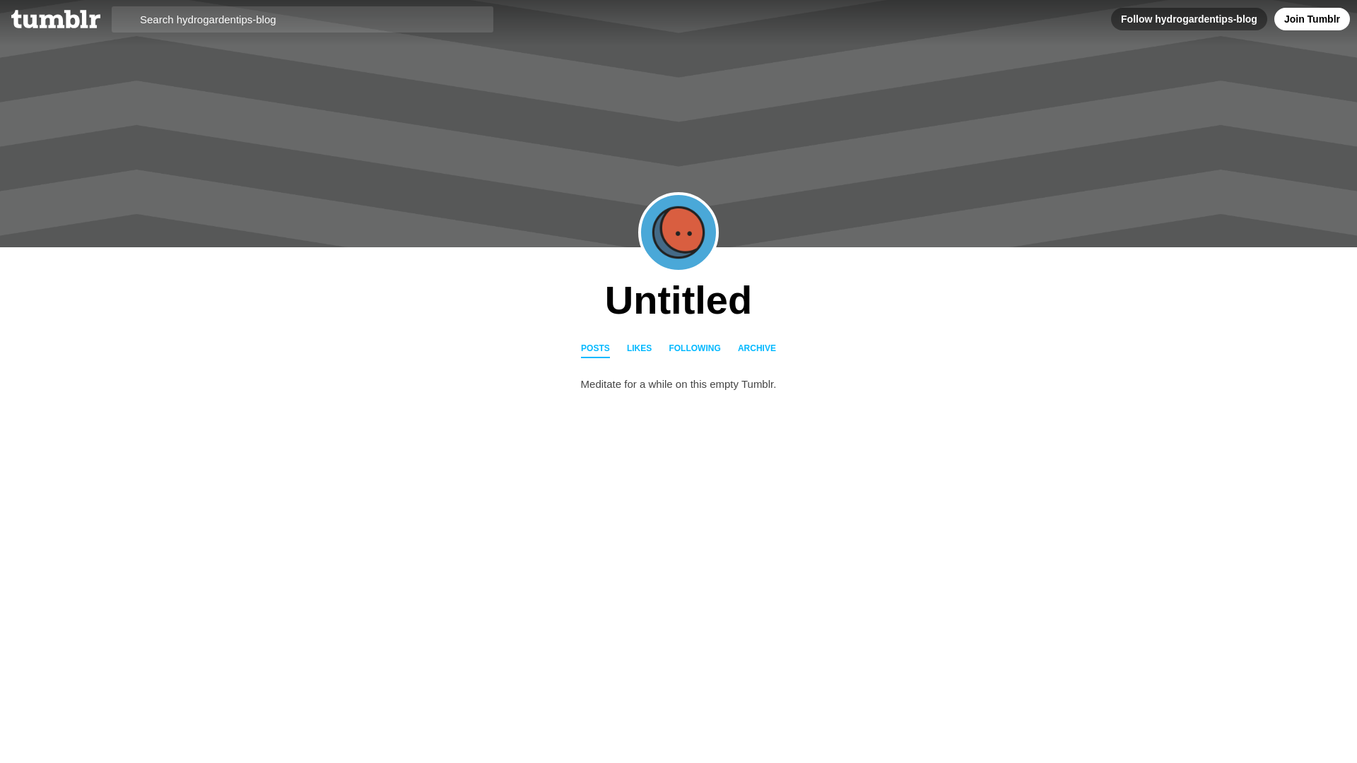 website screenshot of https://hydrogardentips.blog/