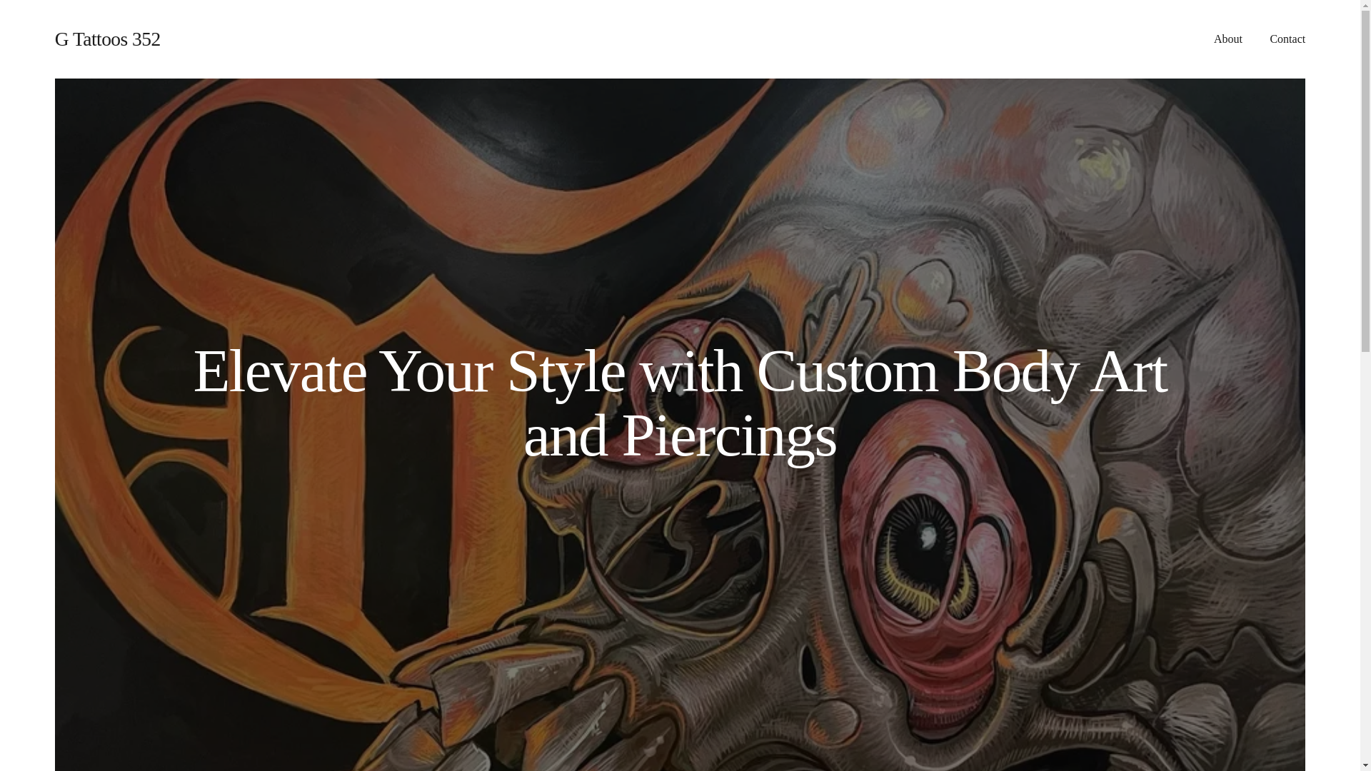 website screenshot of https://gtattoos352.com/