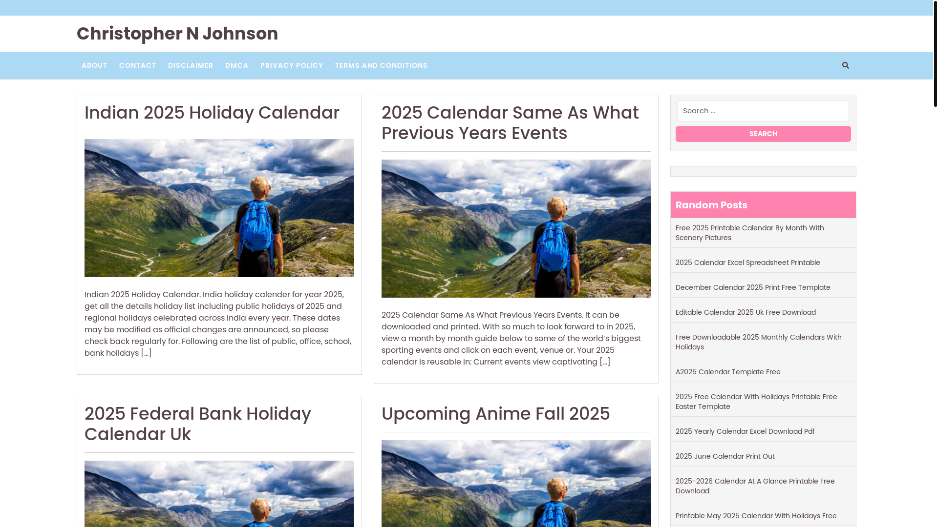 website screenshot of https://christophernjohnsonr.pages.dev/