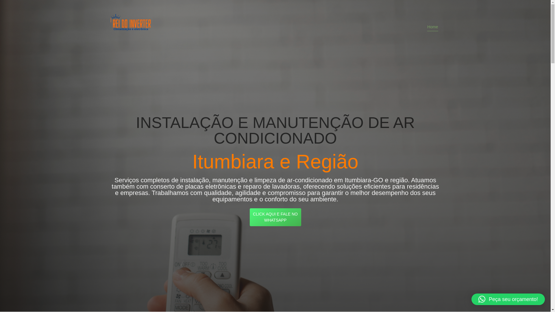 website screenshot of https://reidoinverter.com.br/