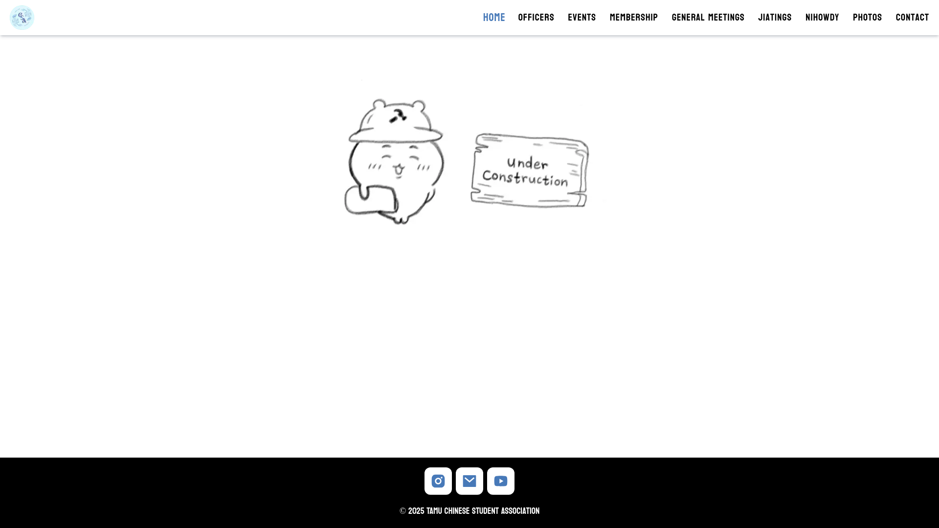 website screenshot of https://csatamu.org/