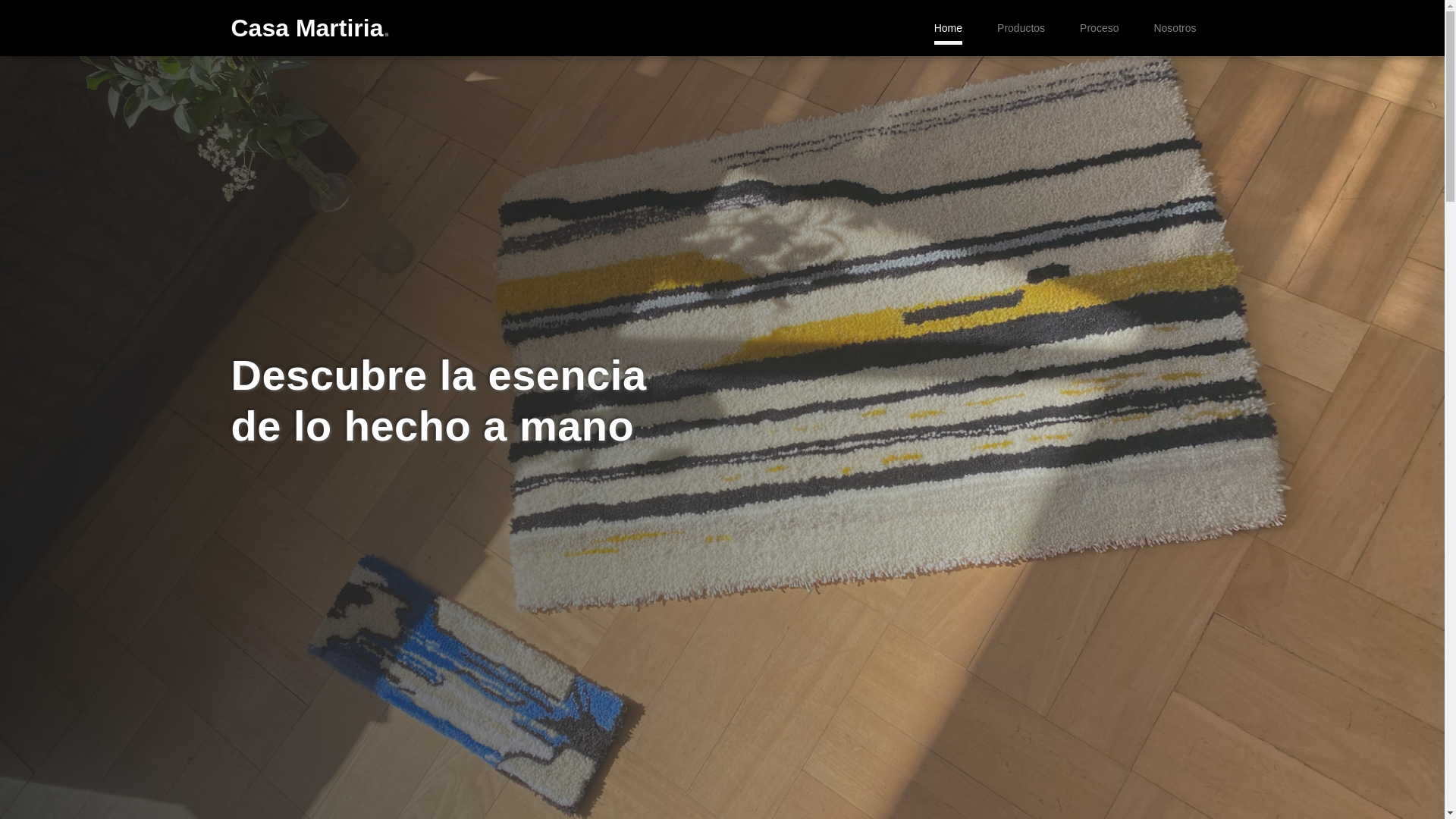 website screenshot of https://casamartiria.cl/