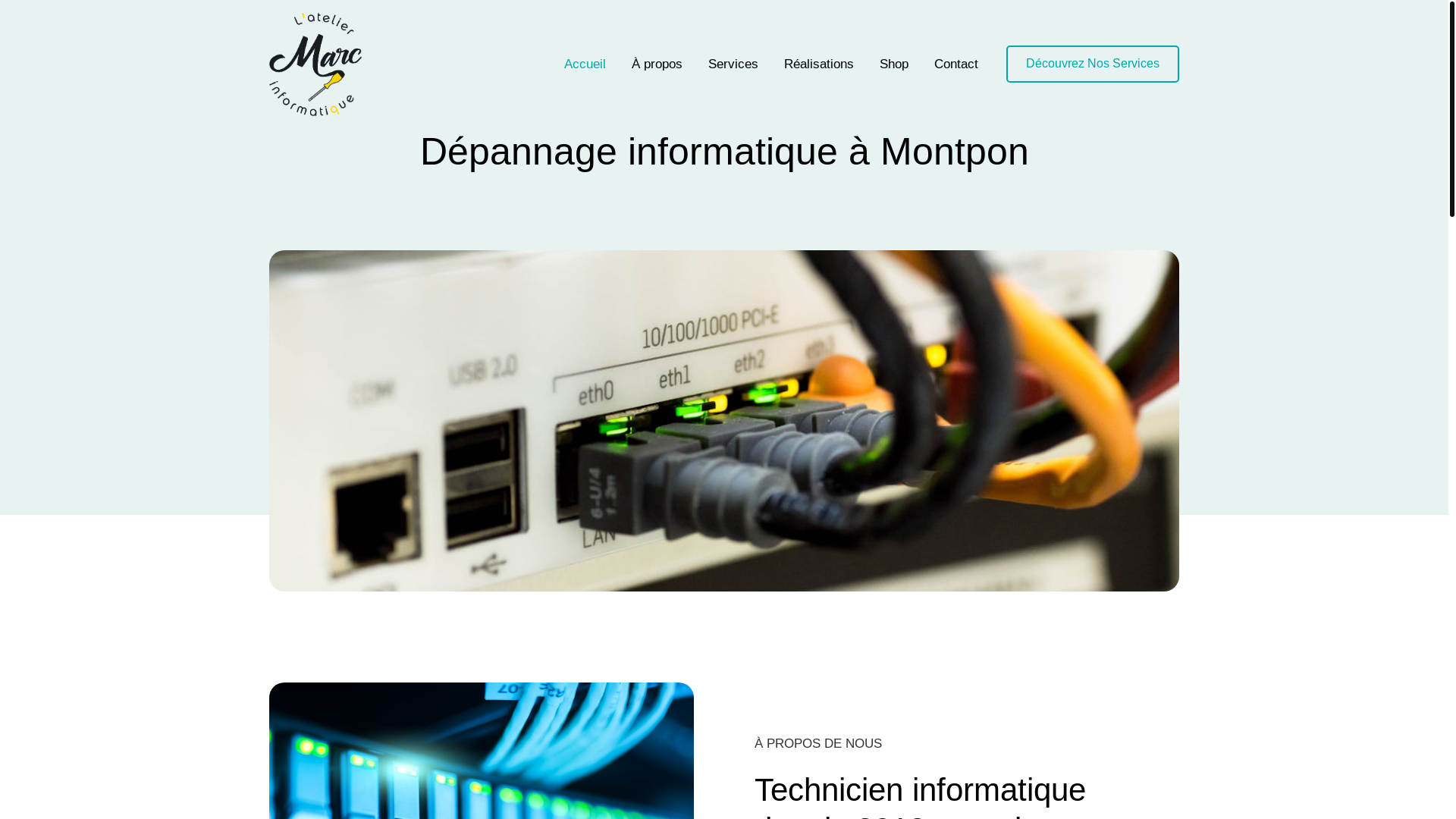 website screenshot of https://marcai.fr/