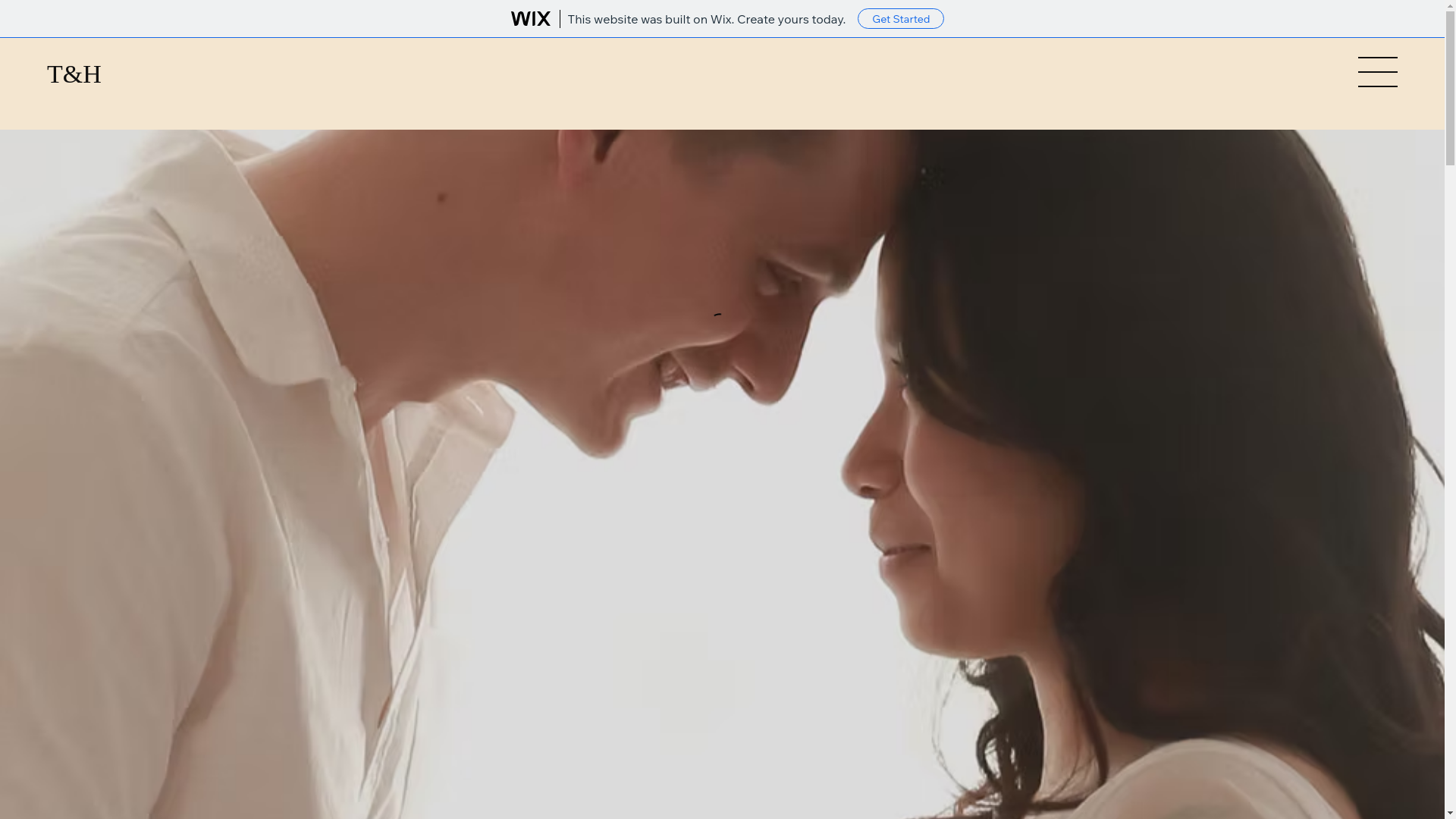 website screenshot of https://weddingofheathandthan.com/