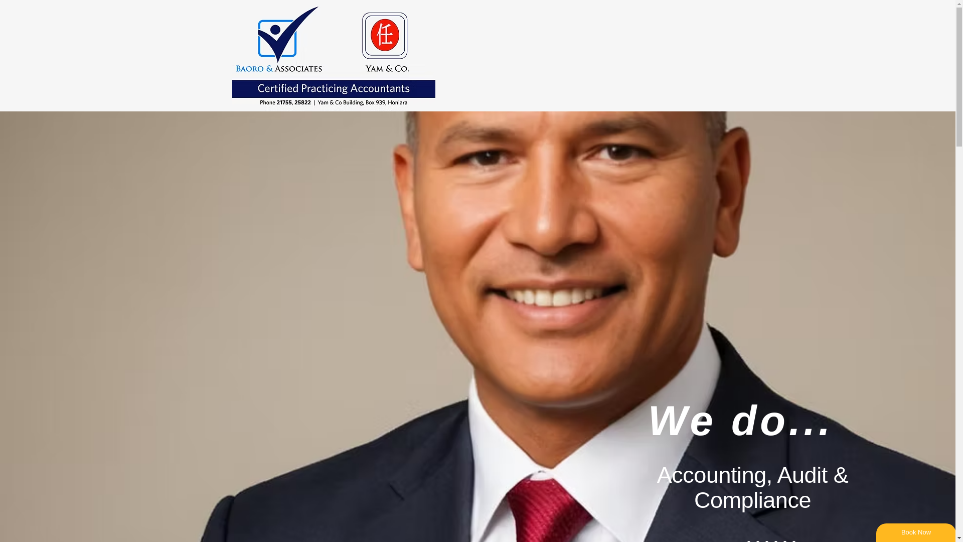 website screenshot of https://baoroassociates.com/