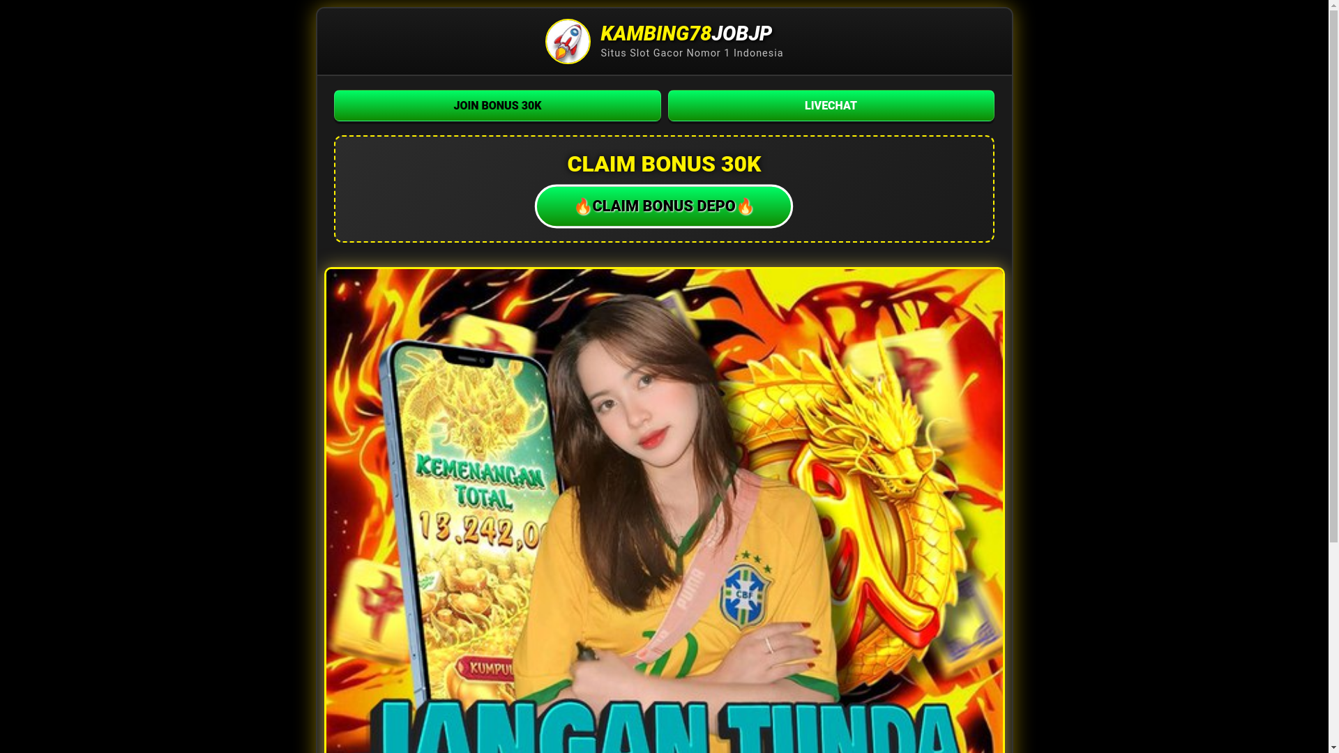 website screenshot of https://kambing78jobjp.online/