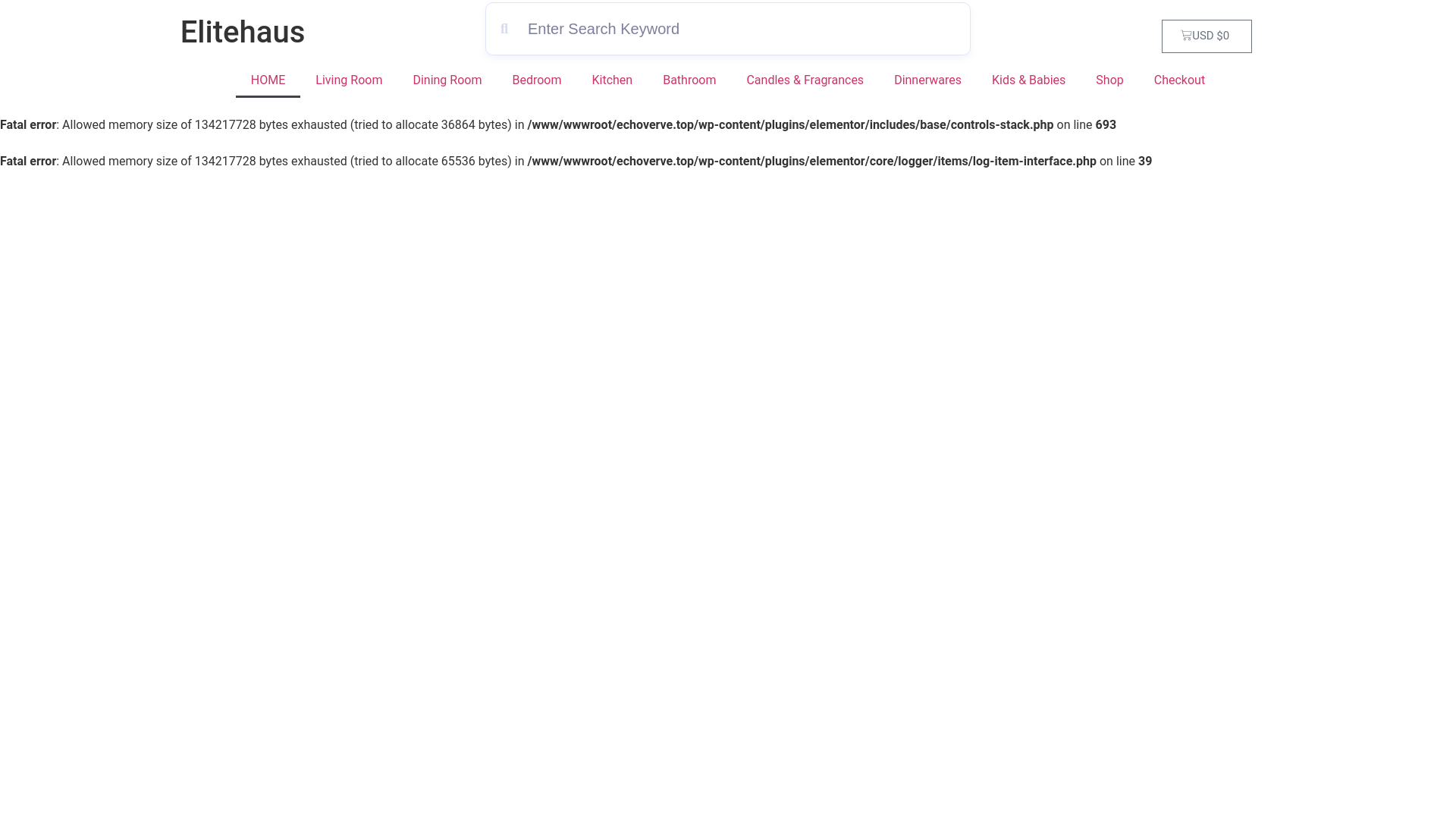 website screenshot of https://echoverve.top/