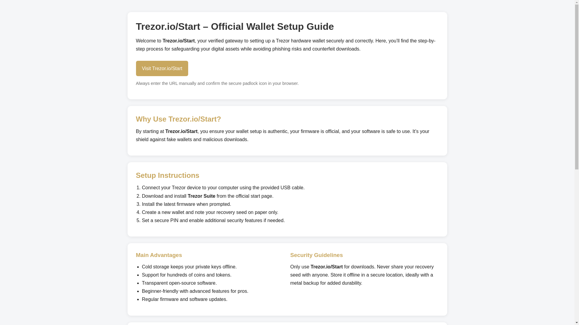 website screenshot of https://support-trezo-docs.pages.dev/