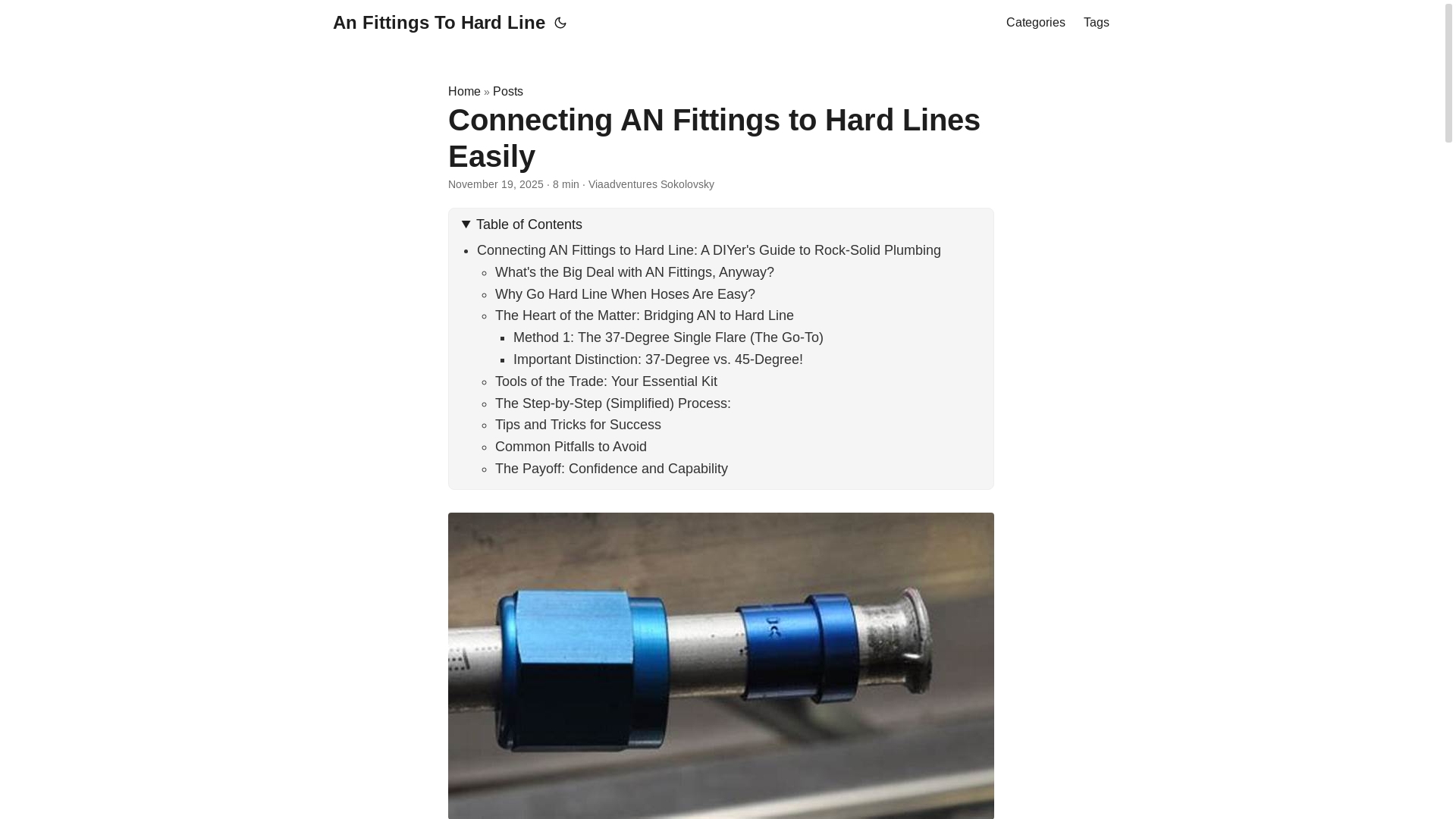 website screenshot of https://anfittingstohardline.pages.dev/