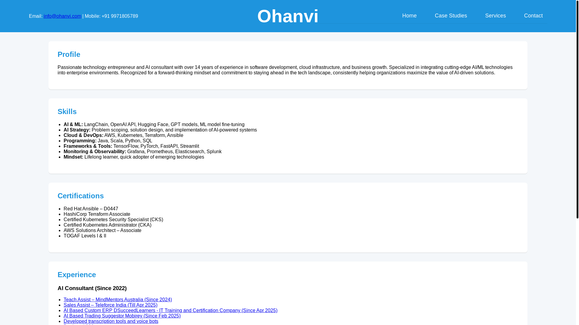 website screenshot of https://ohanvi-website.pages.dev/