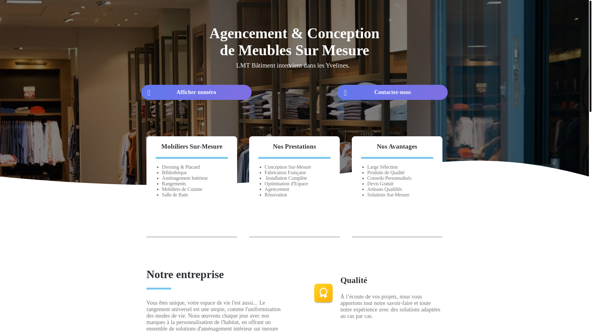 website screenshot of https://lmtbatiment-lpa.fr/