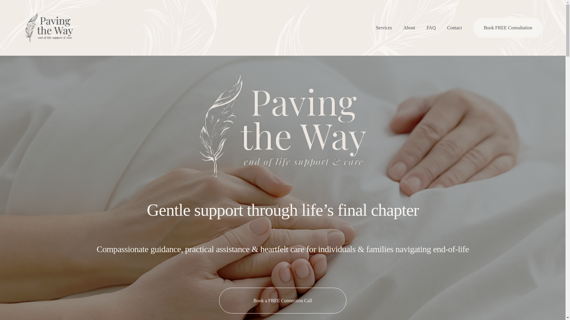 website screenshot of https://pavingthewaysupport.com.au/