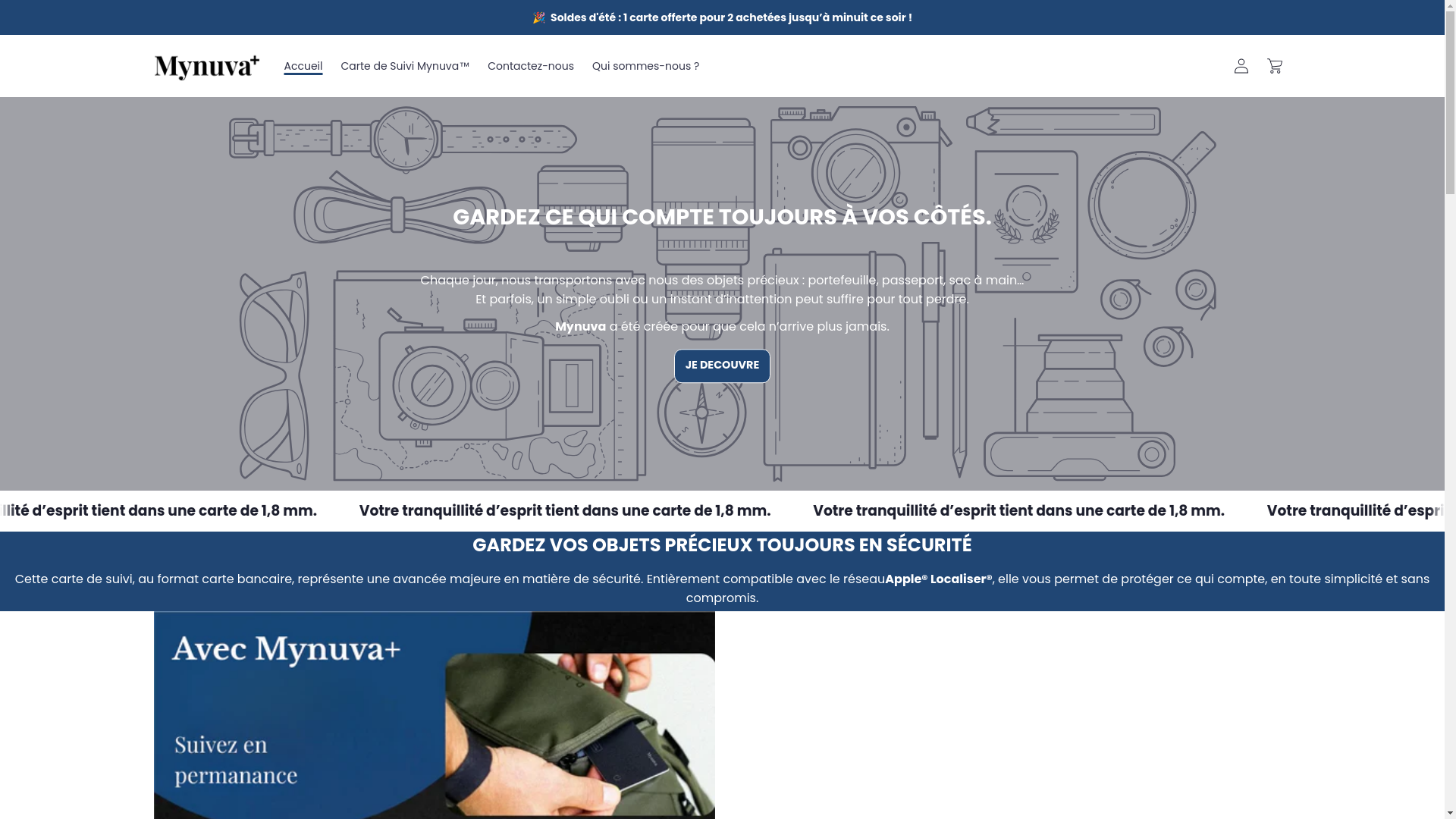 website screenshot of https://mynuvashop.com/
