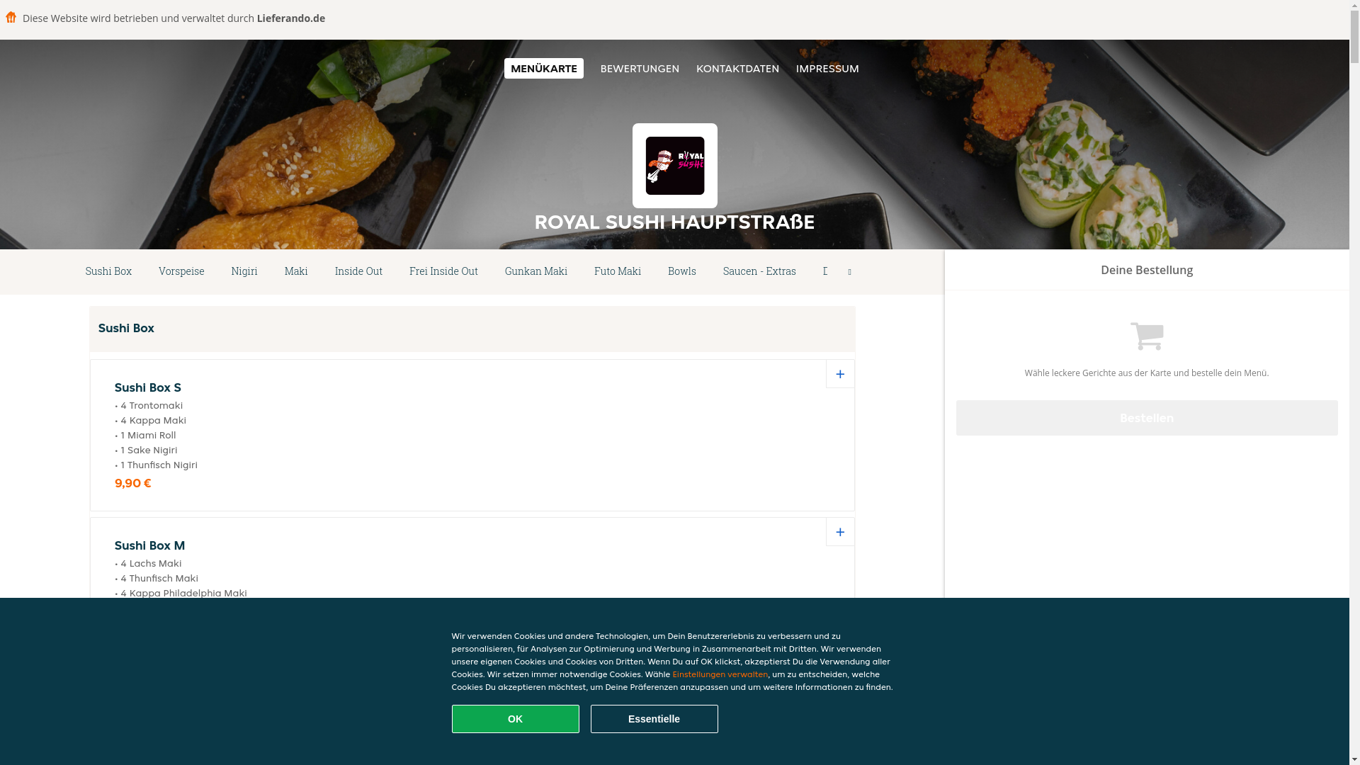 website screenshot of https://royalsushi-durmersheim.de/