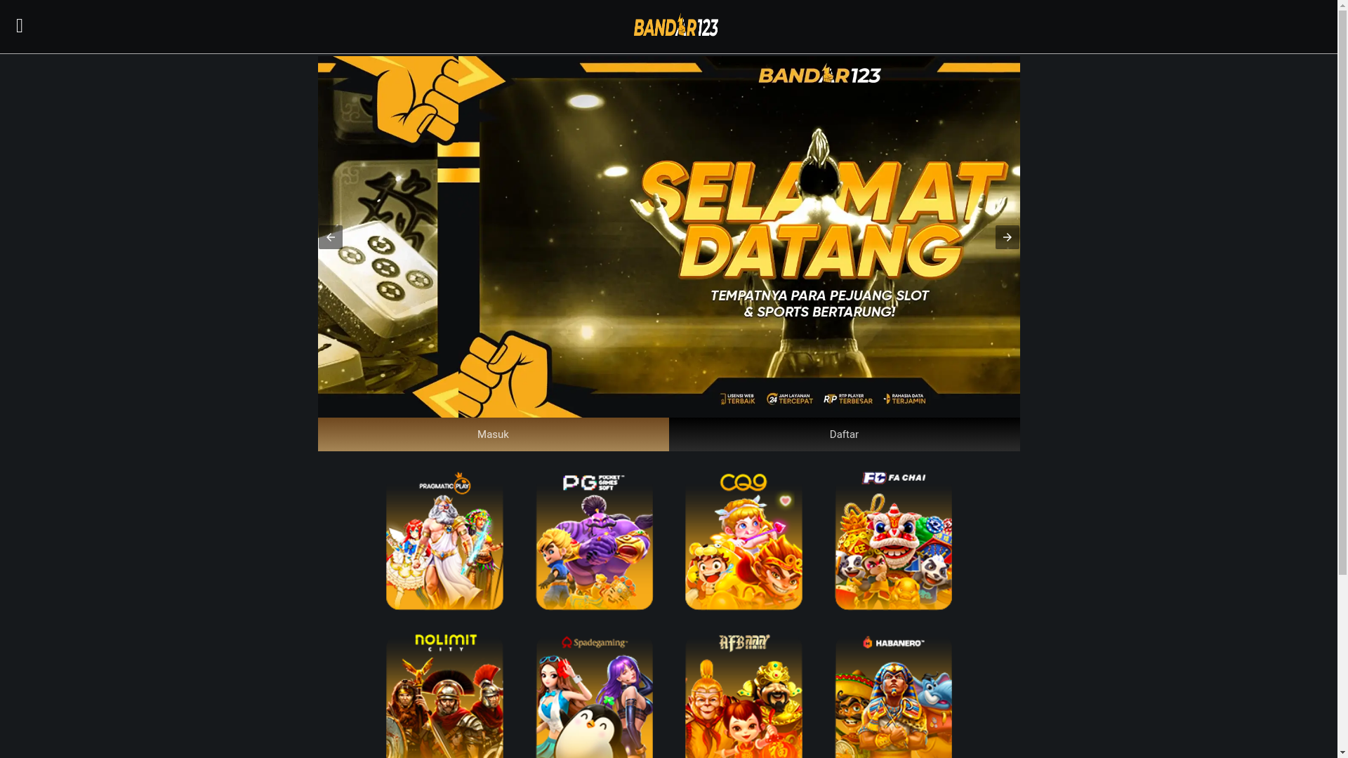 website screenshot of https://bandarbukansembarangbandar.pages.dev/