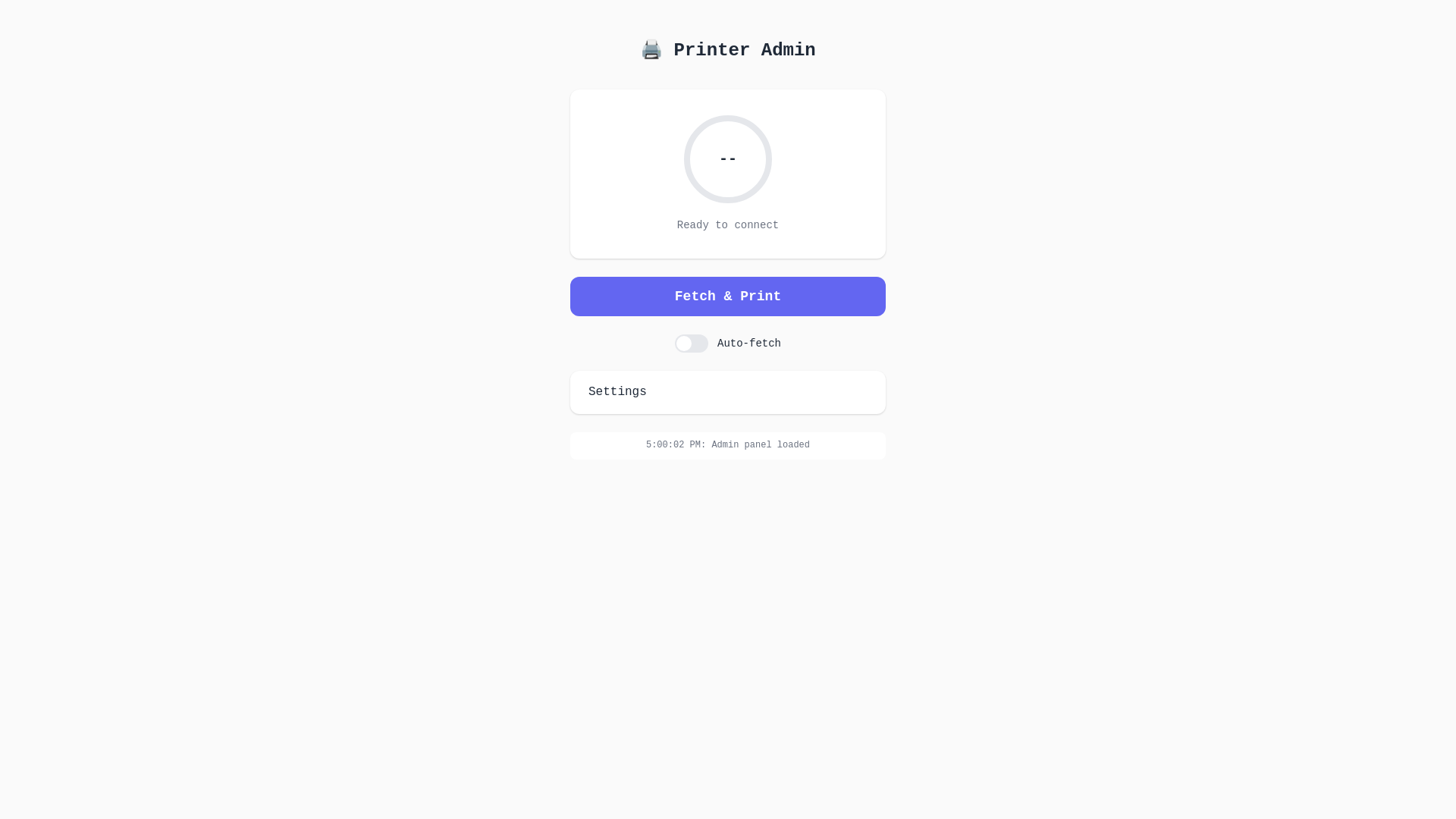 website screenshot of https://receipt-chat-admin.pages.dev/