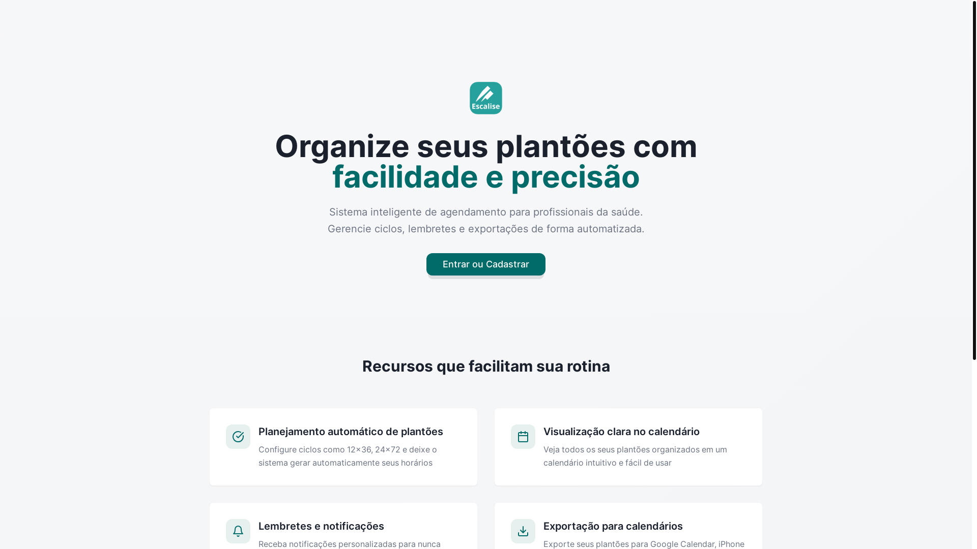 website screenshot of https://escalise.com/