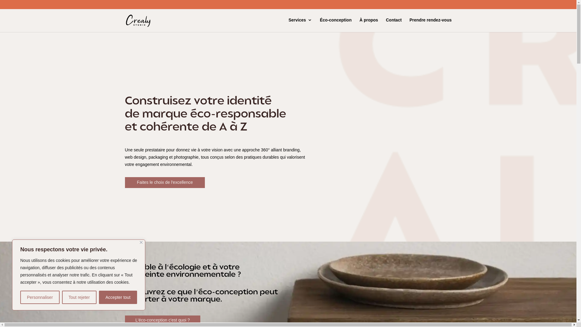 website screenshot of https://crealy-studio.ch/