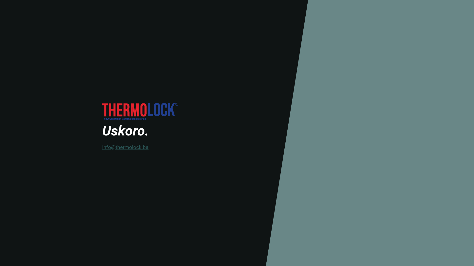 website screenshot of https://thermolock.ba/