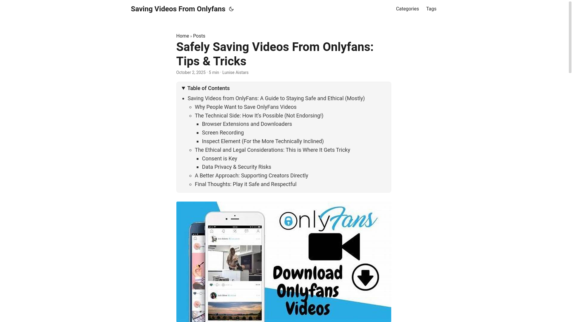 website screenshot of https://saving-videos-from-onlyfans.pages.dev/
