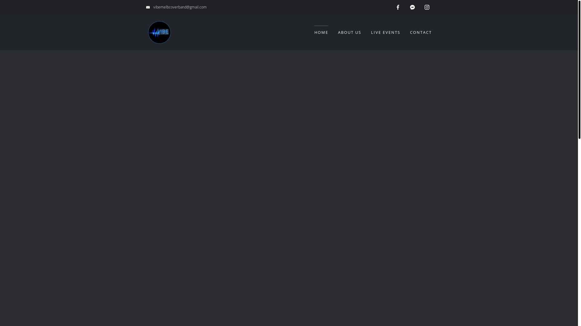 website screenshot of https://vibemelb.com/