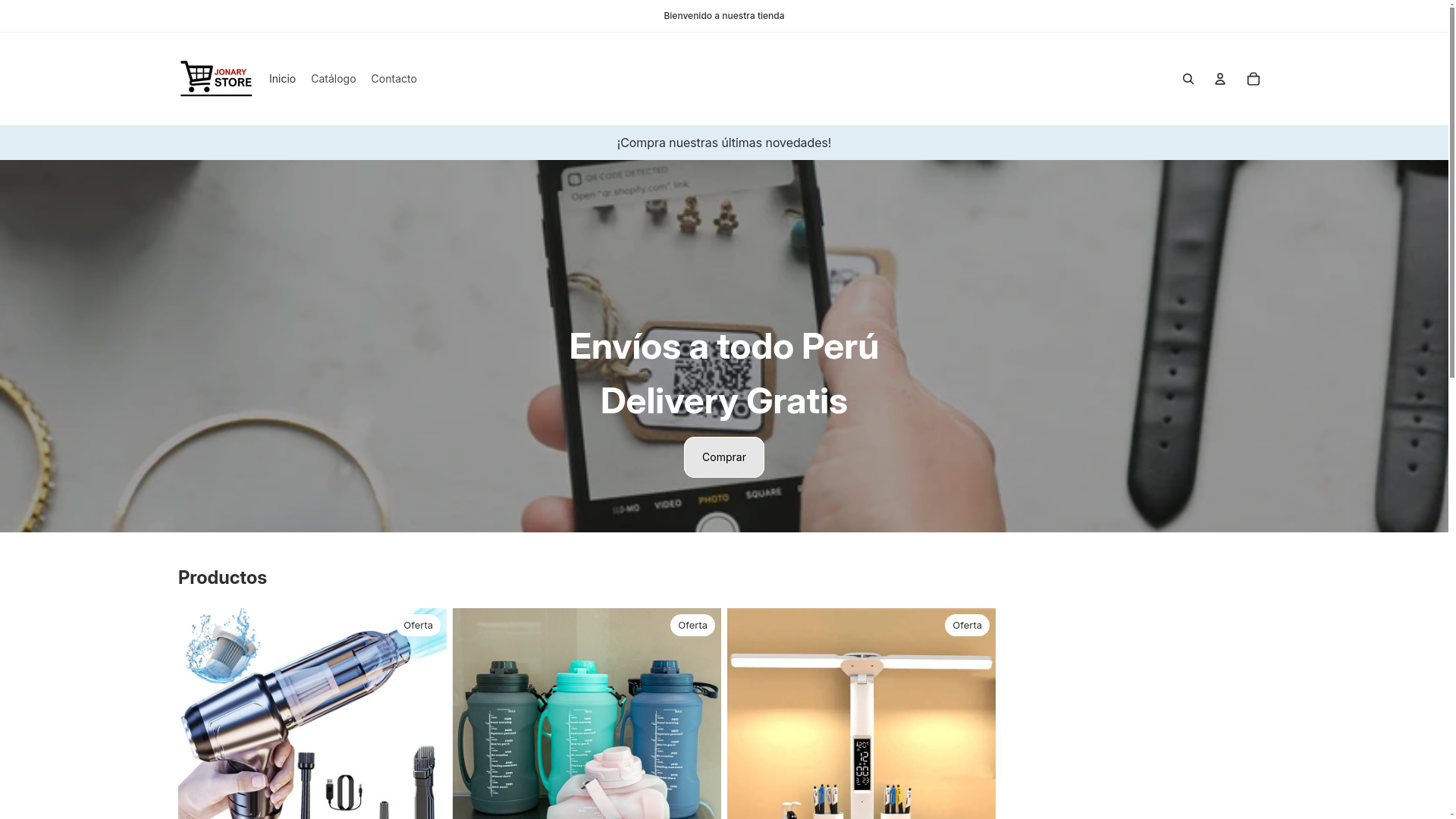 website screenshot of https://jonarystoreperu.com/