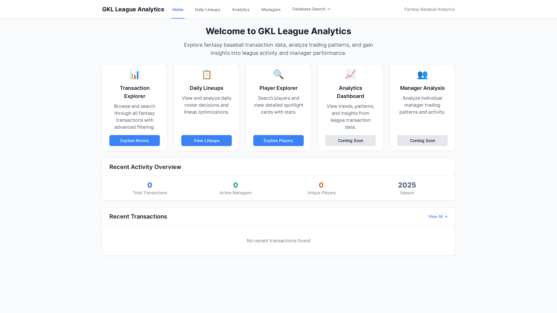 website screenshot of https://gkl-fantasy-frontend.pages.dev/