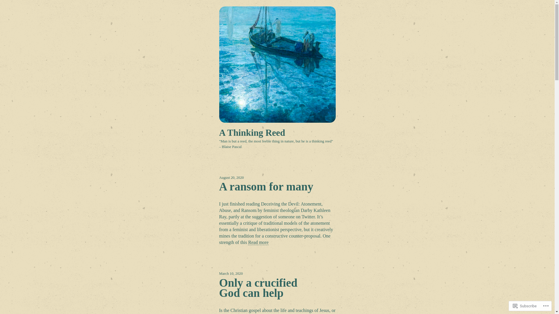 website screenshot of https://thinkingreed.blog/