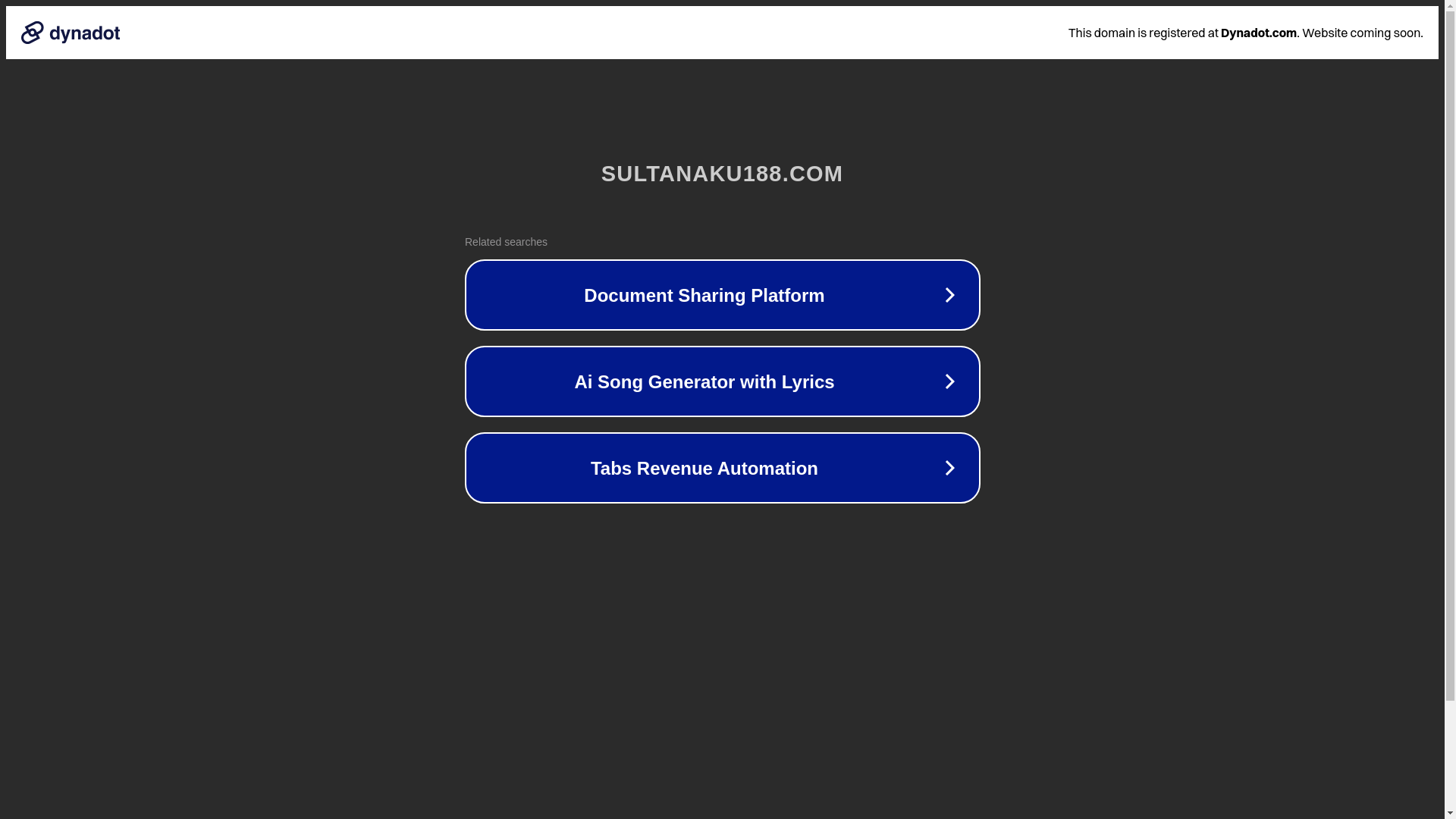 website screenshot of https://sultanaku188.com/