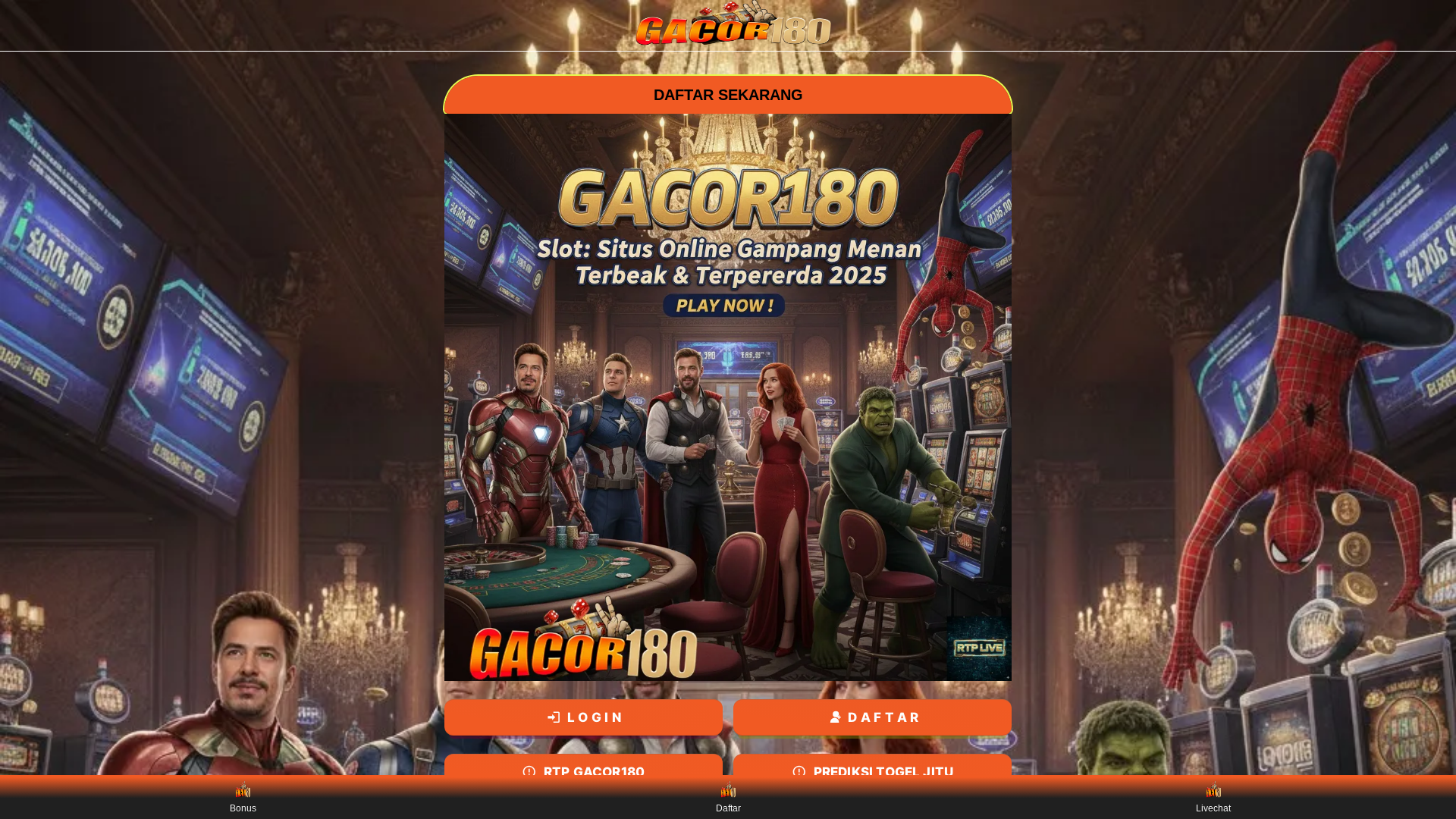 website screenshot of https://gacor180metrominutoinfografica.pages.dev/