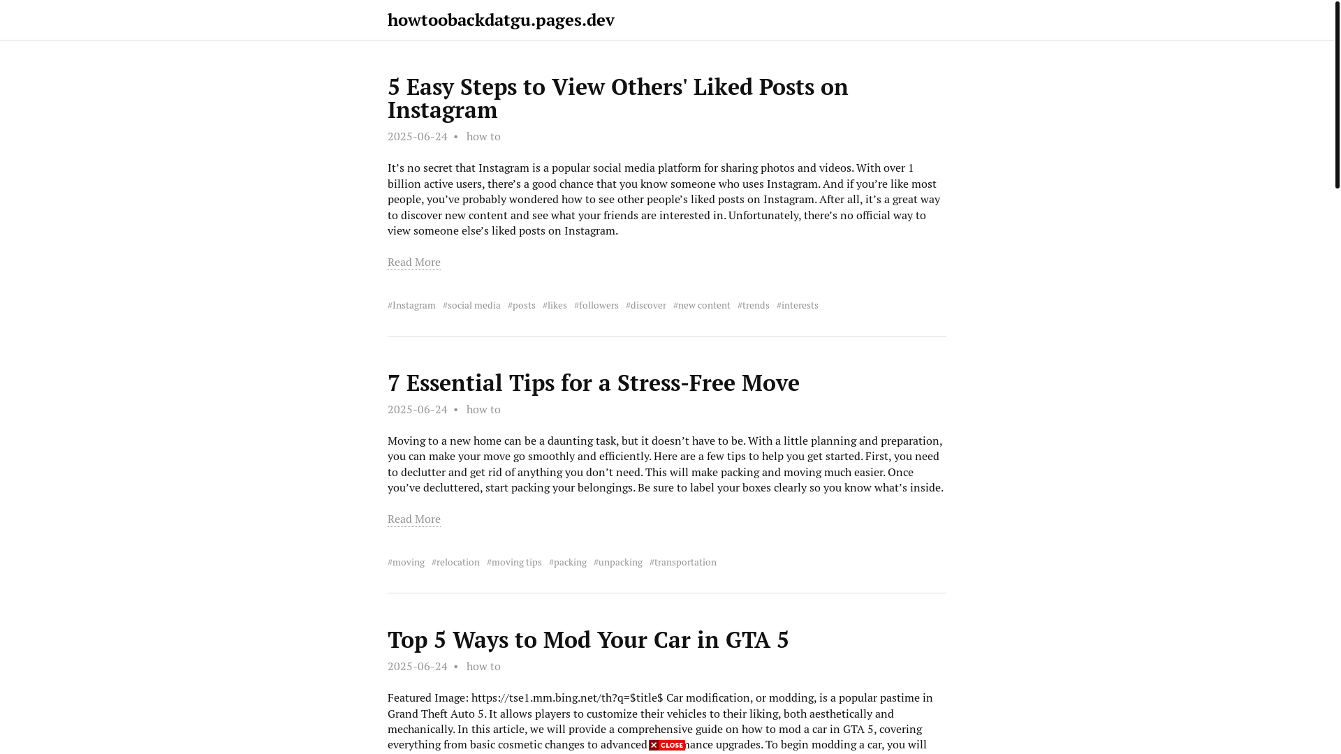 website screenshot of https://howtoobackdatgu.pages.dev/