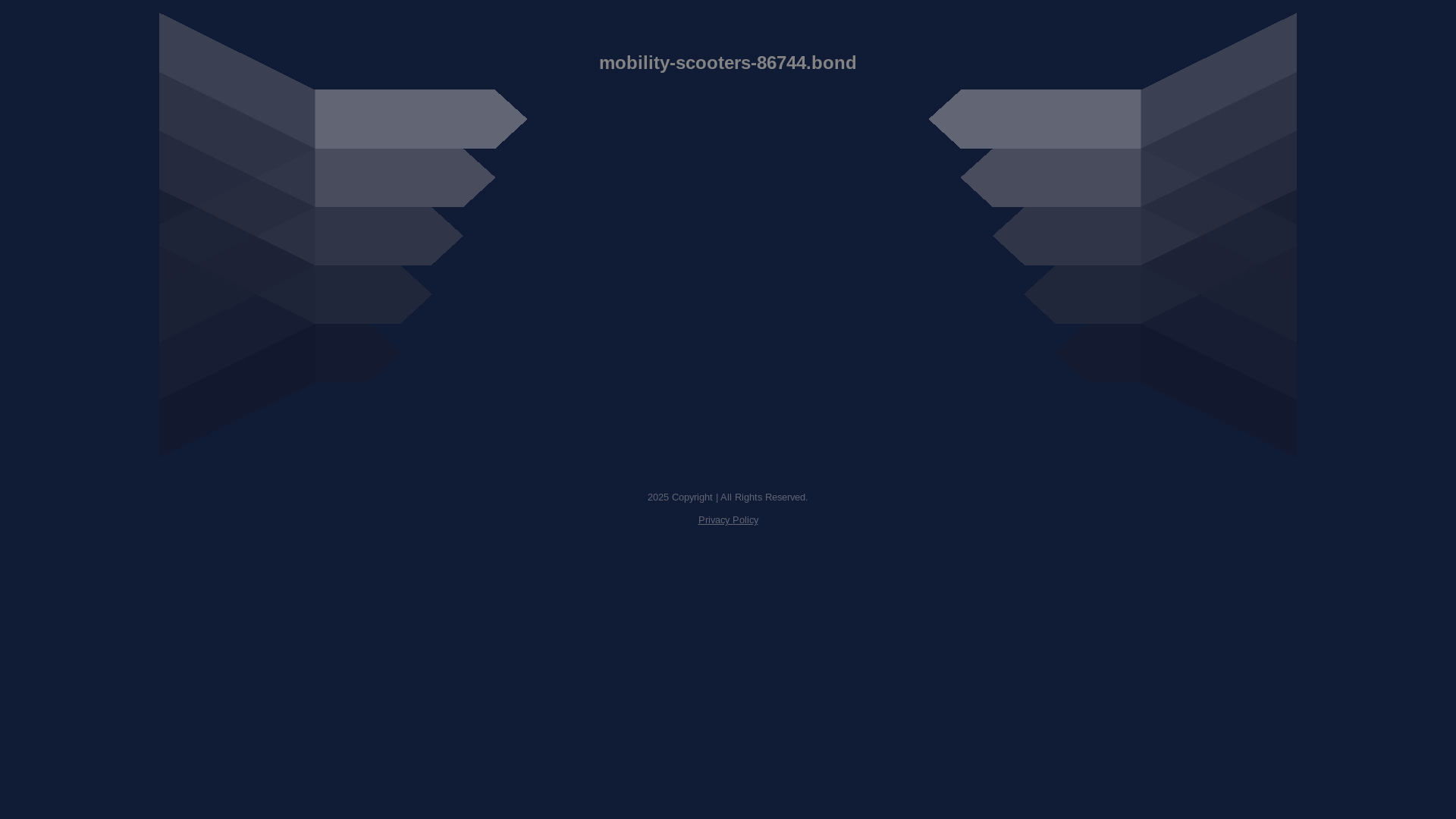 website screenshot of https://mobility-scooters-86744.bond/
