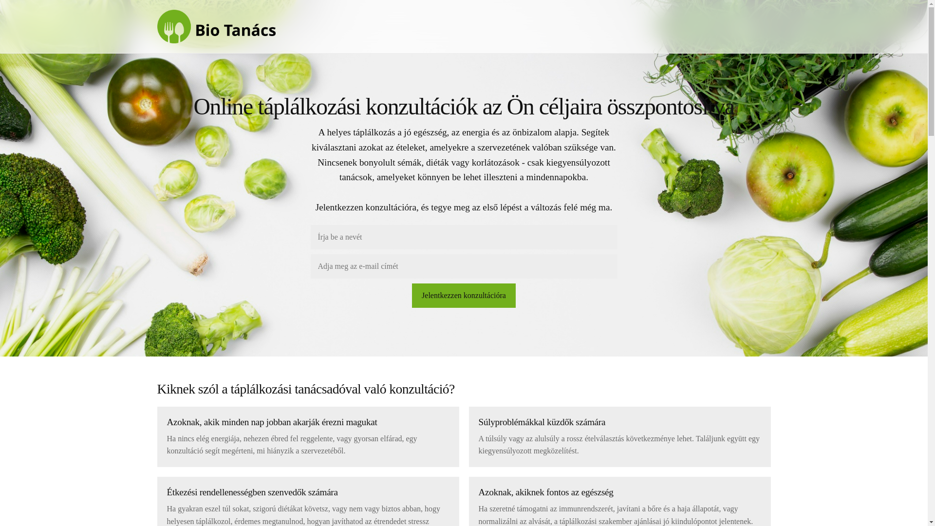 website screenshot of https://biotanacsone.com/