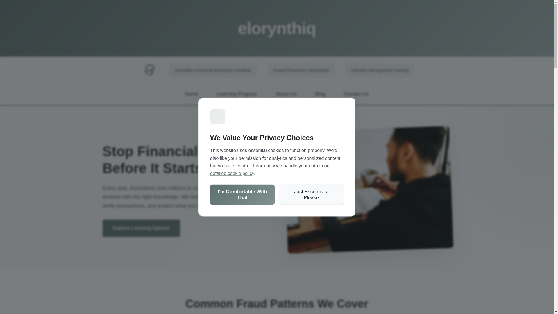website screenshot of https://elorynthiq.com/