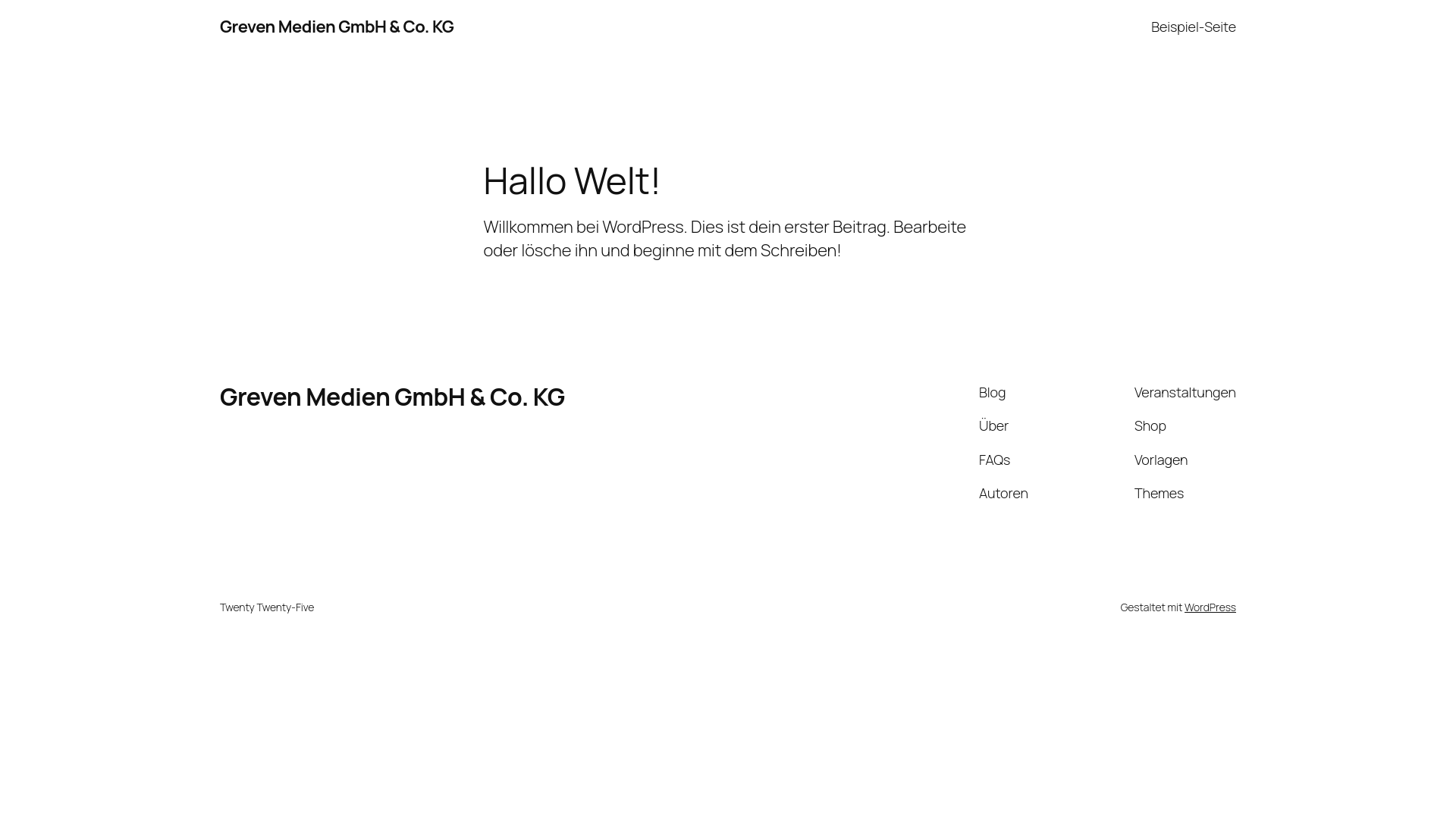 website screenshot of https://greven-relaunch.de/