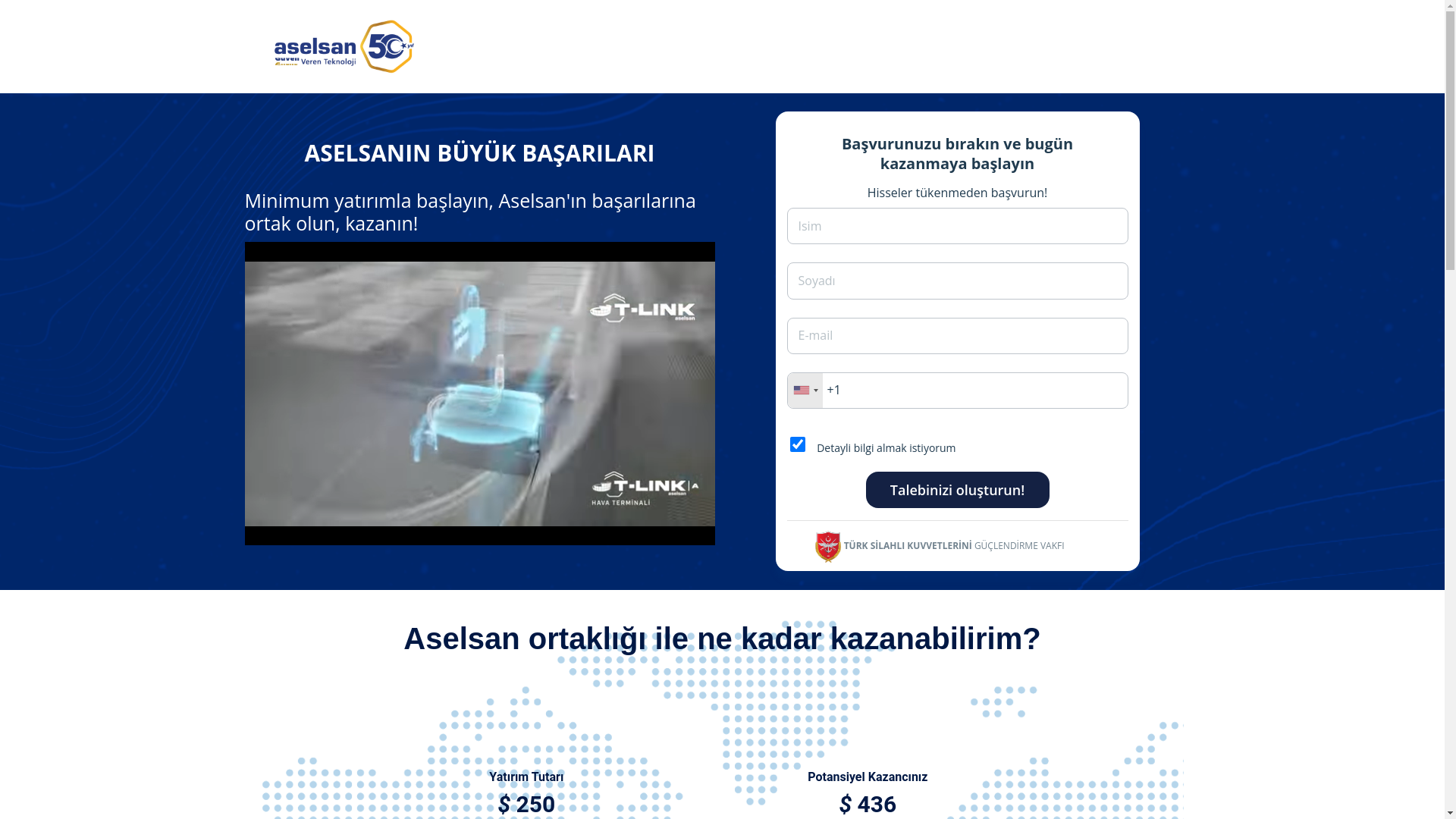 website screenshot of https://aselsanglobal.pages.dev/