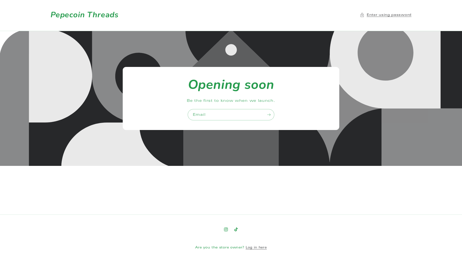 website screenshot of https://pepecointhreads.com/