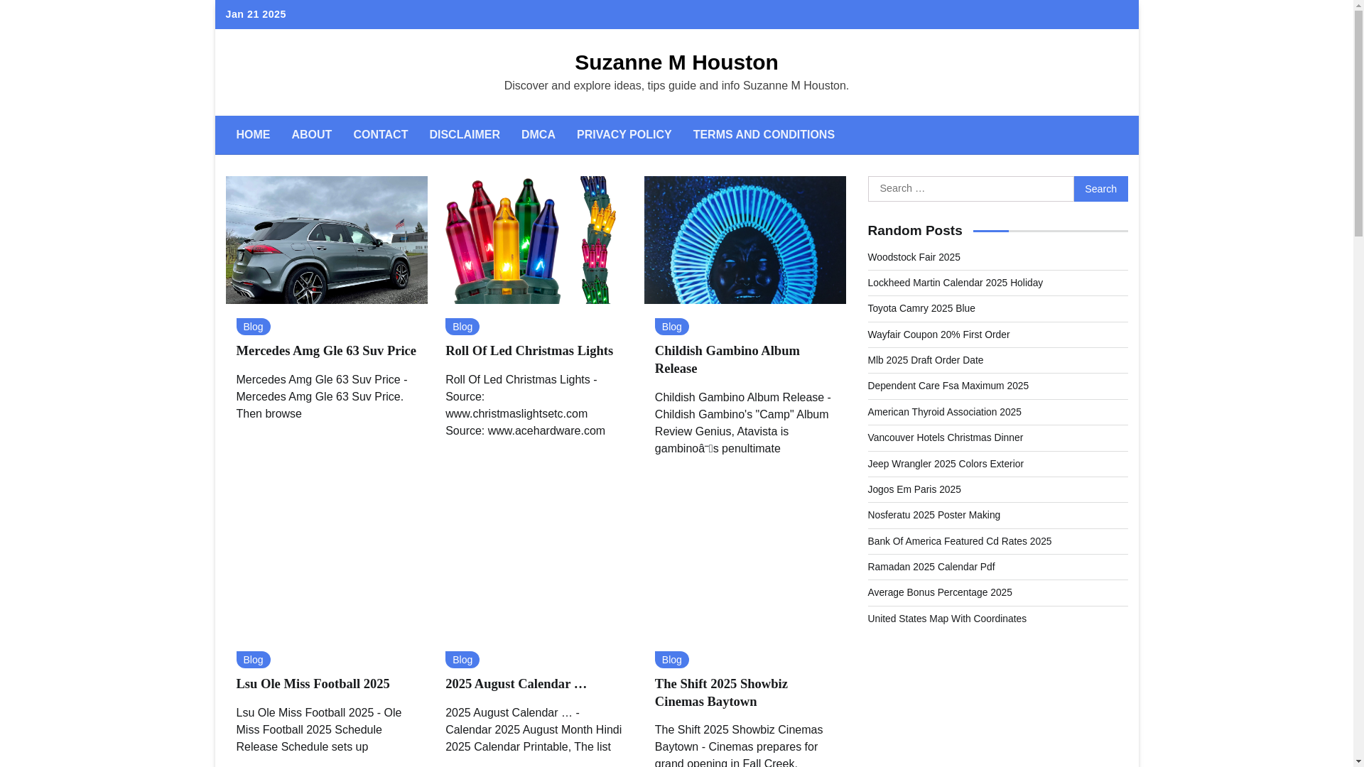 website screenshot of https://suzannemhoustone.pages.dev/