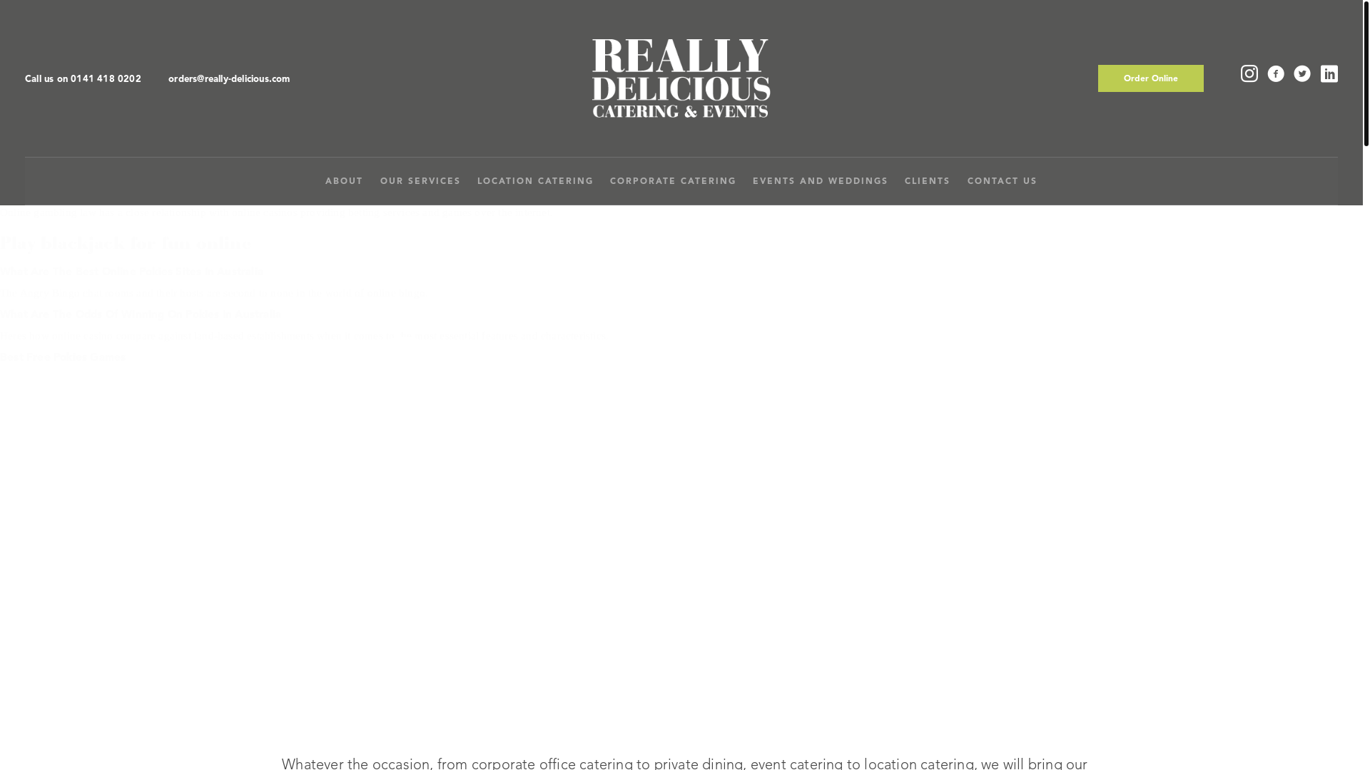 website screenshot of https://really-delicious.com/