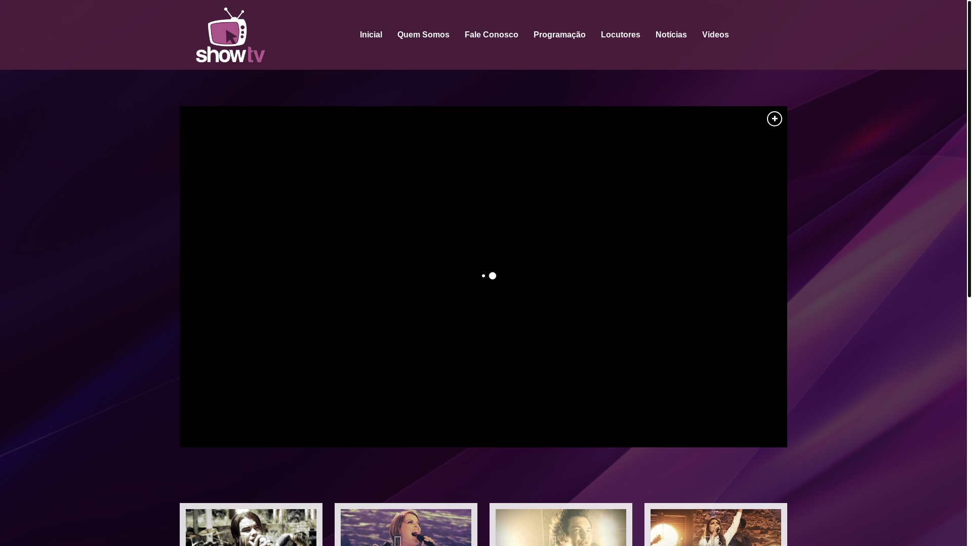 website screenshot of https://tvtrindadetiete.com.br/