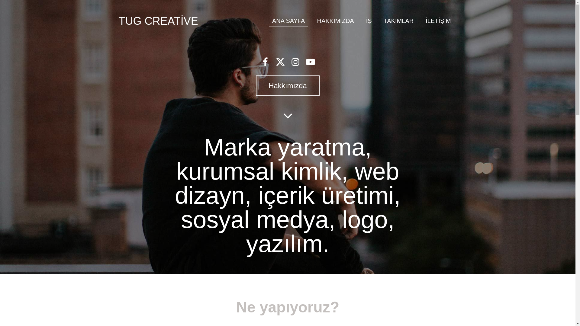 website screenshot of https://tugcre.com/